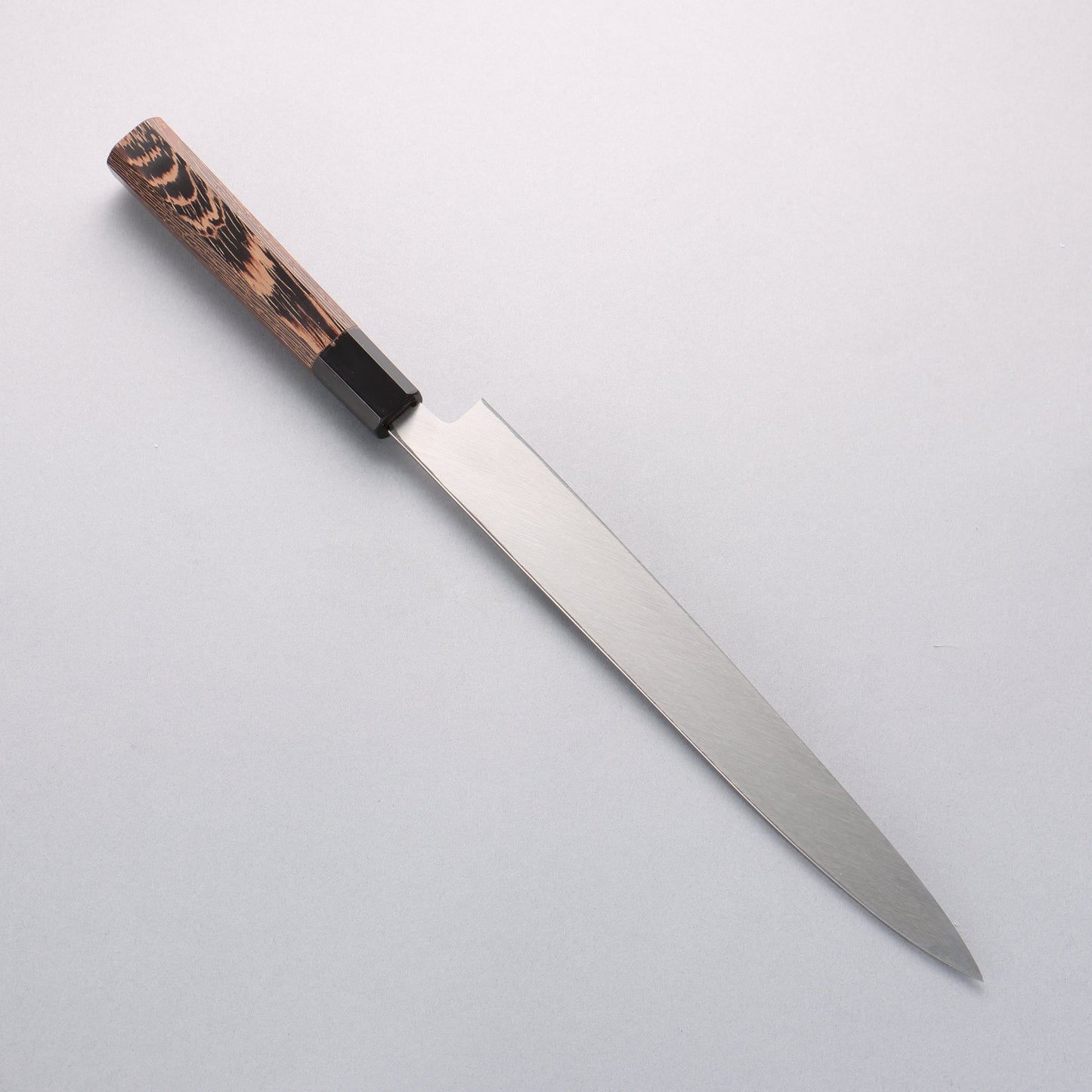 堺 孝行 本焼 V金10号 龍の彫刻入り 柳刃包丁 270mm ウエンジ柄 鞘付き - 清助刃物