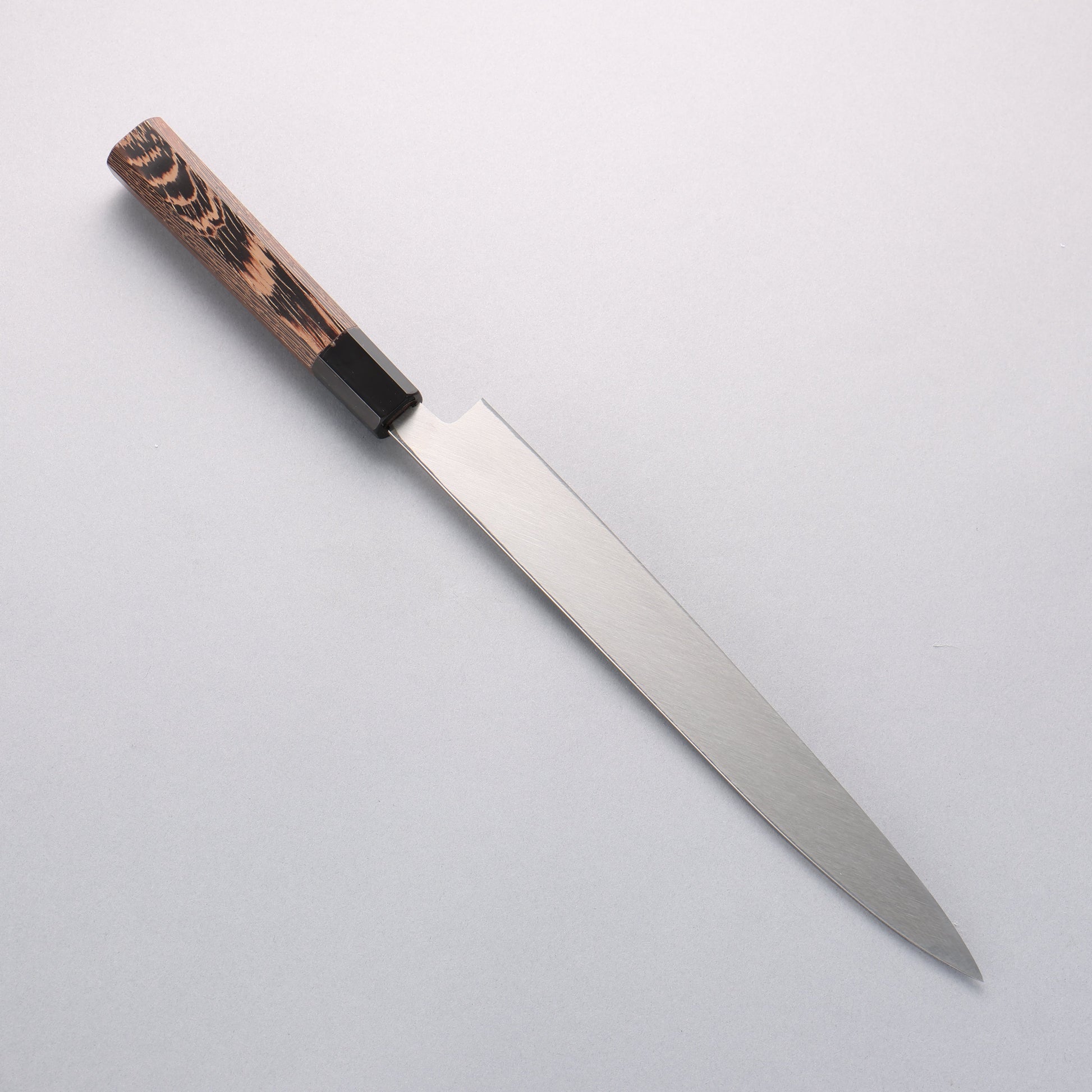 堺 孝行 本焼 V金10号 龍の彫刻入り 柳刃包丁 270mm ウエンジ柄 鞘付き - 清助刃物