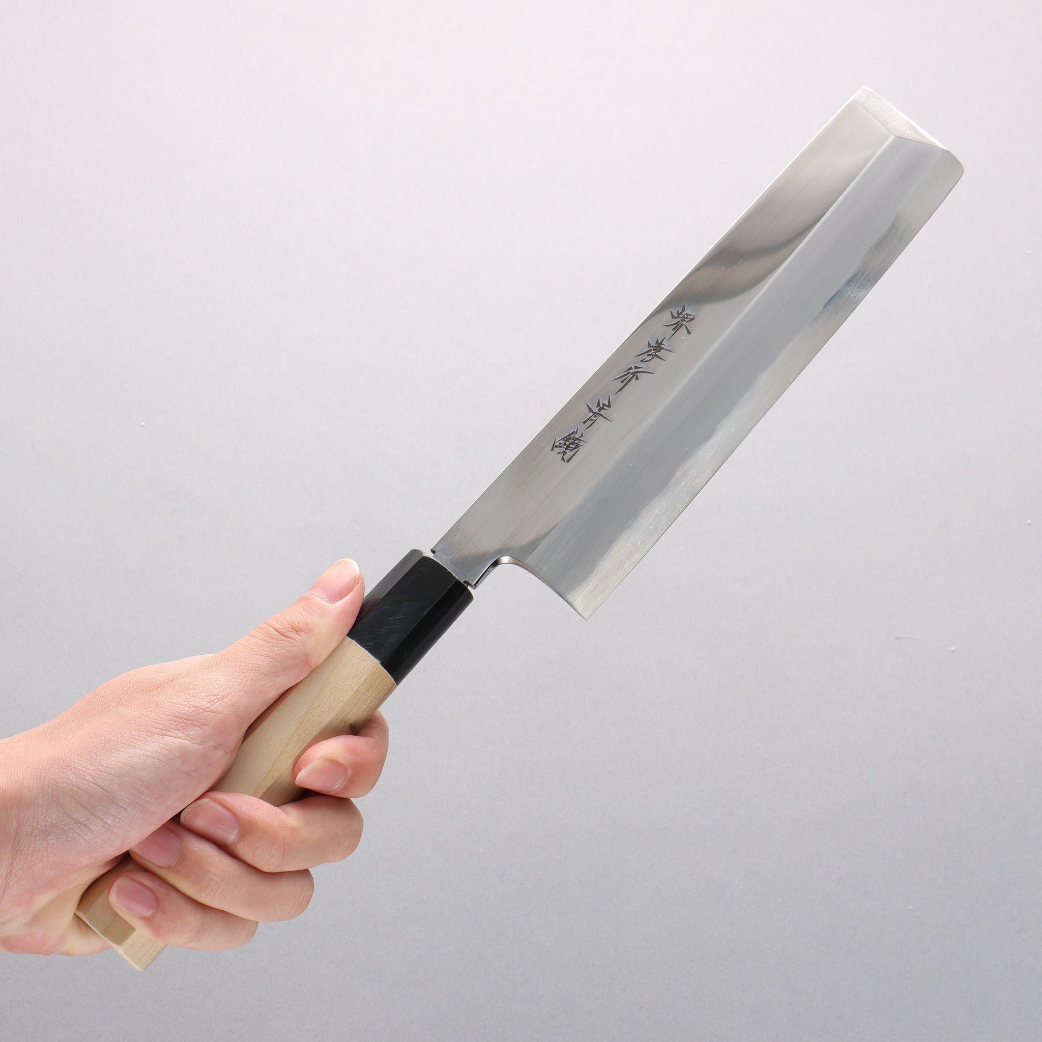 堺 孝行 青ニ鋼 鏡面仕上げ 薄刃包丁 - 清助刃物