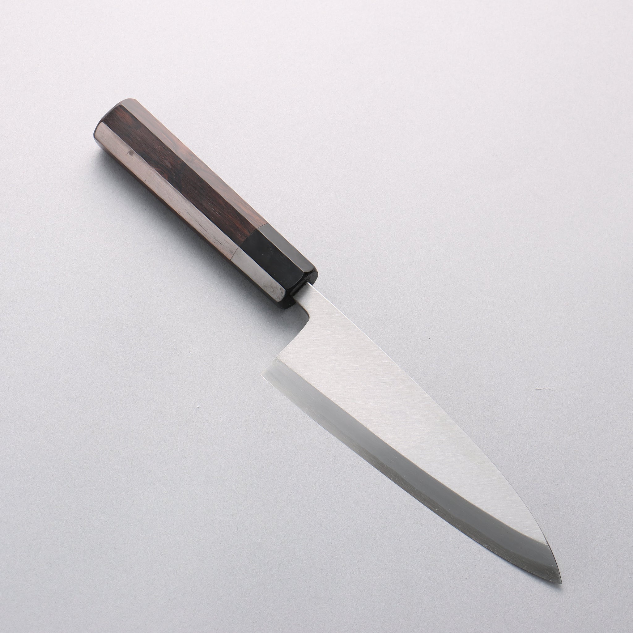 源 昭忠 青ニ鋼 相出刃 165mm 黒檀 (口輪：黒水牛)柄 - 清助刃物