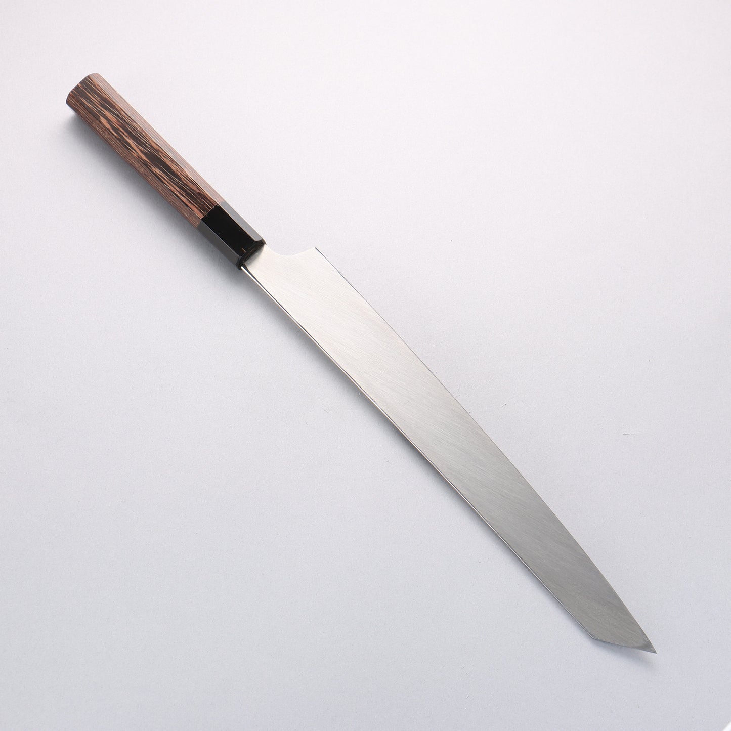 堺 孝行 本焼 V金10号 龍の彫刻入り 剣型柳刃包丁 300mm ウエンジ柄 鞘付き - 清助刃物