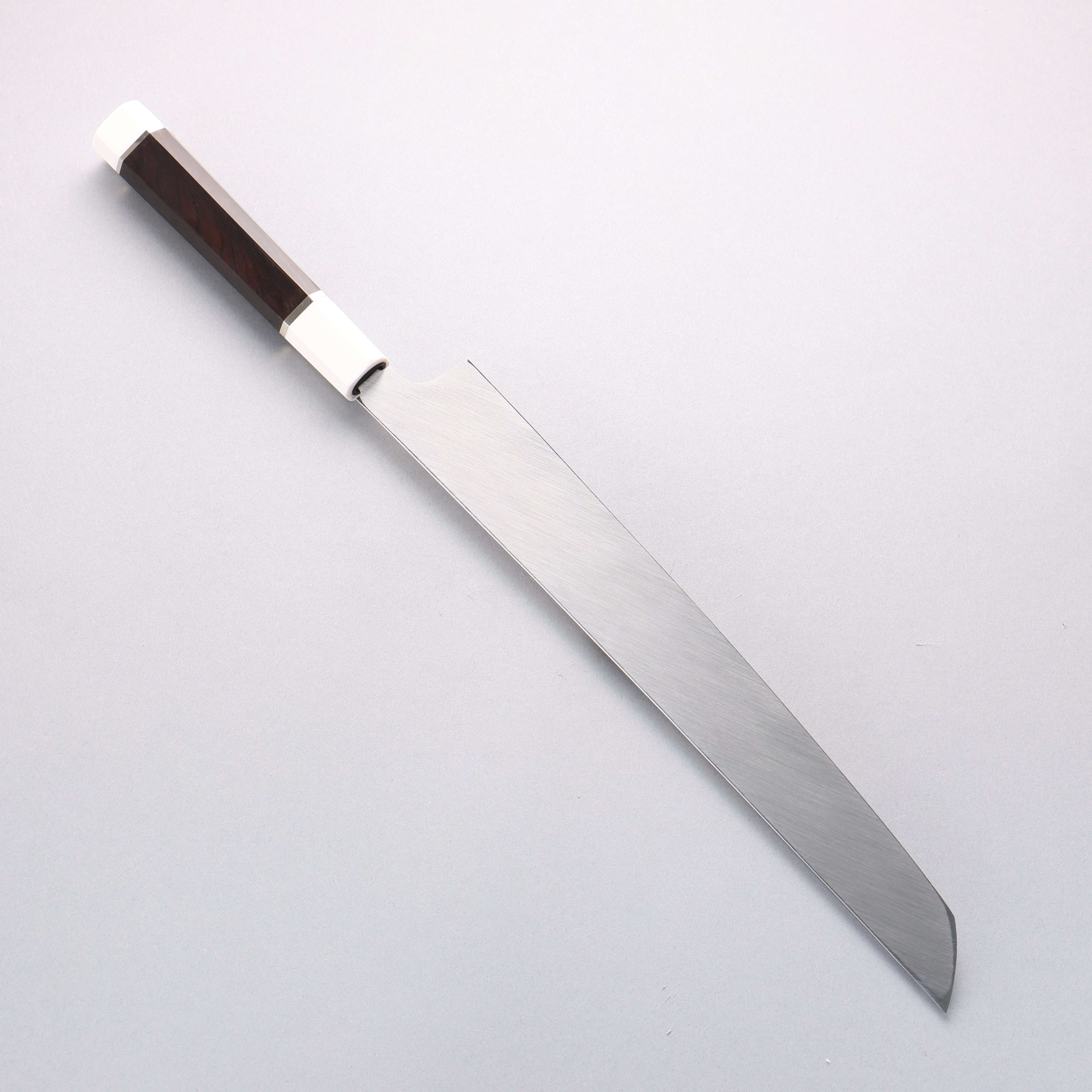 堺 孝行 影打 水本焼 白ニ鋼 鏡面仕上げ 先丸柳刃包丁 300mm