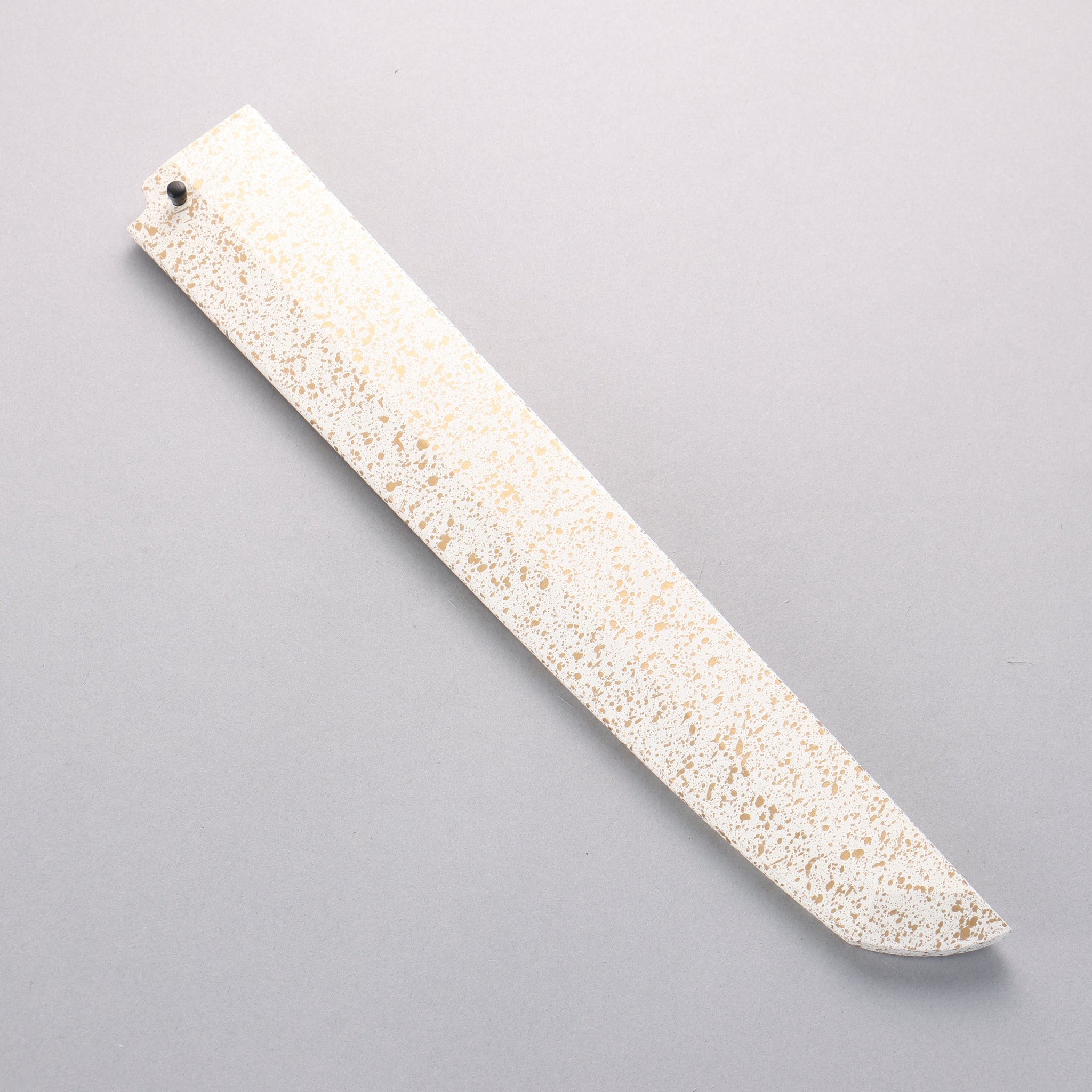 堺 孝行 影打 水本焼 白ニ鋼 鏡面仕上げ 先丸柳刃包丁 300mm 黒檀(両側水牛リング付き）柄 鞘付き - 清助刃物