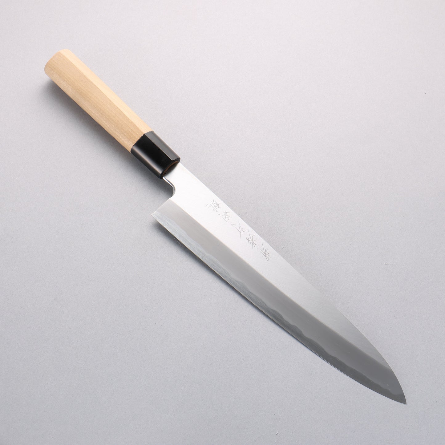 堺 孝行 特上 白ニ鋼 牛刀包丁 270mm 朴柄 - 清助刃物
