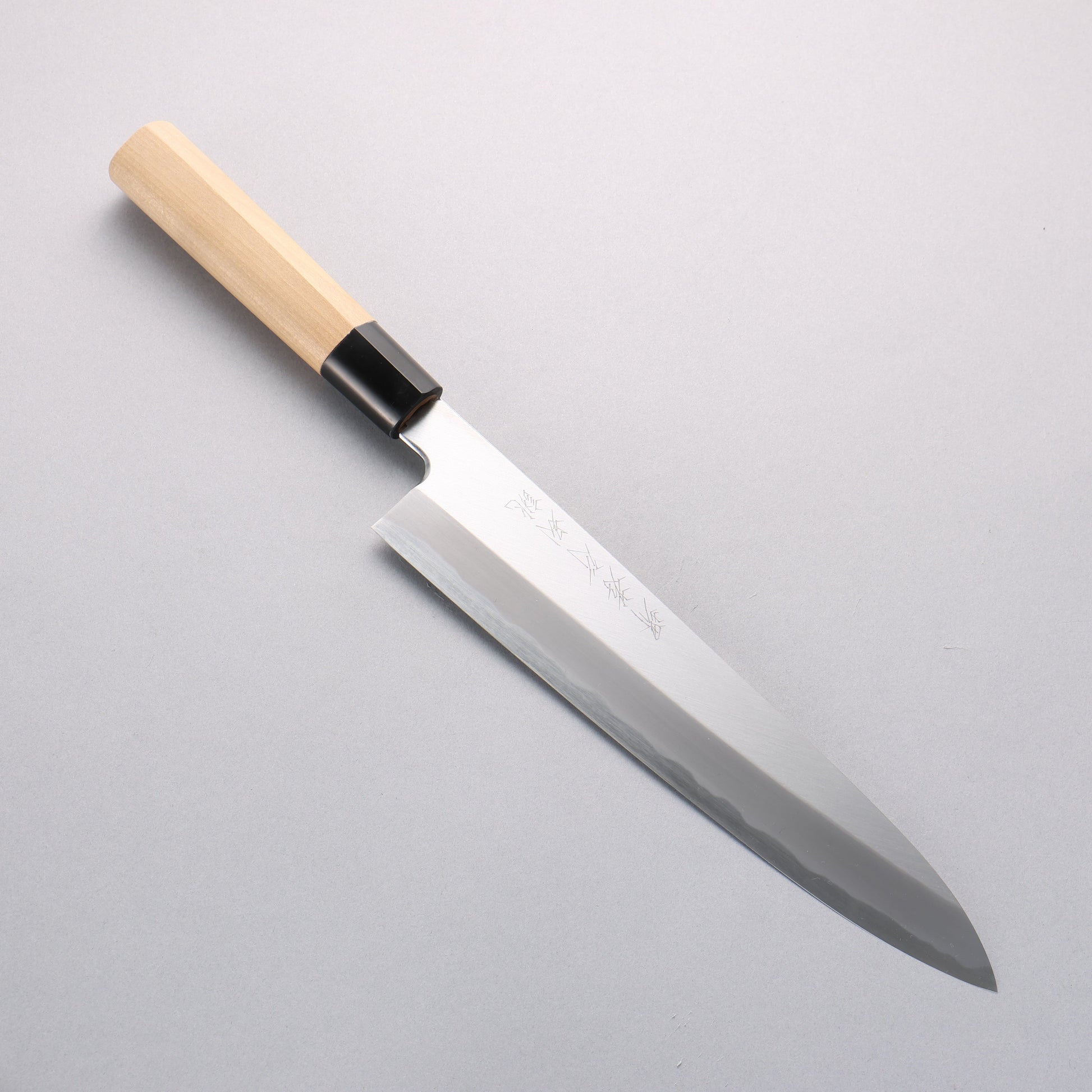 堺 孝行 特上 白ニ鋼 牛刀包丁 270mm 朴柄 - 清助刃物