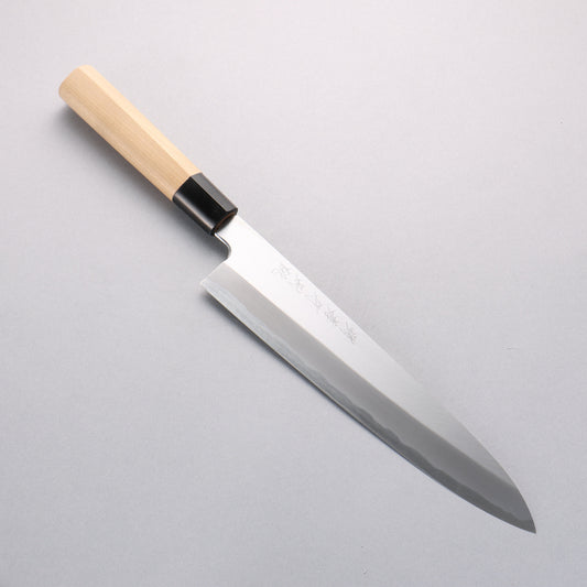 堺 孝行 特上 白ニ鋼 牛刀包丁 270mm 朴柄 - 清助刃物