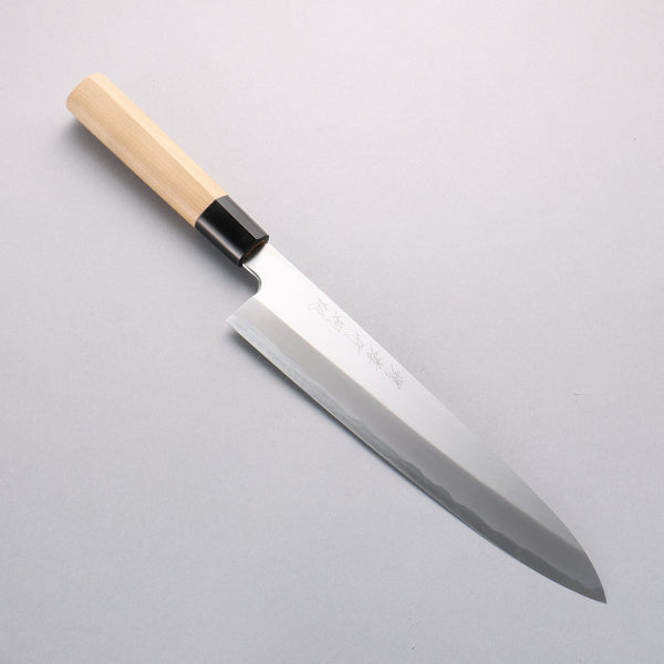堺 孝行 特上 白ニ鋼 牛刀包丁 270mm 朴柄 – 清助刃物 Japan