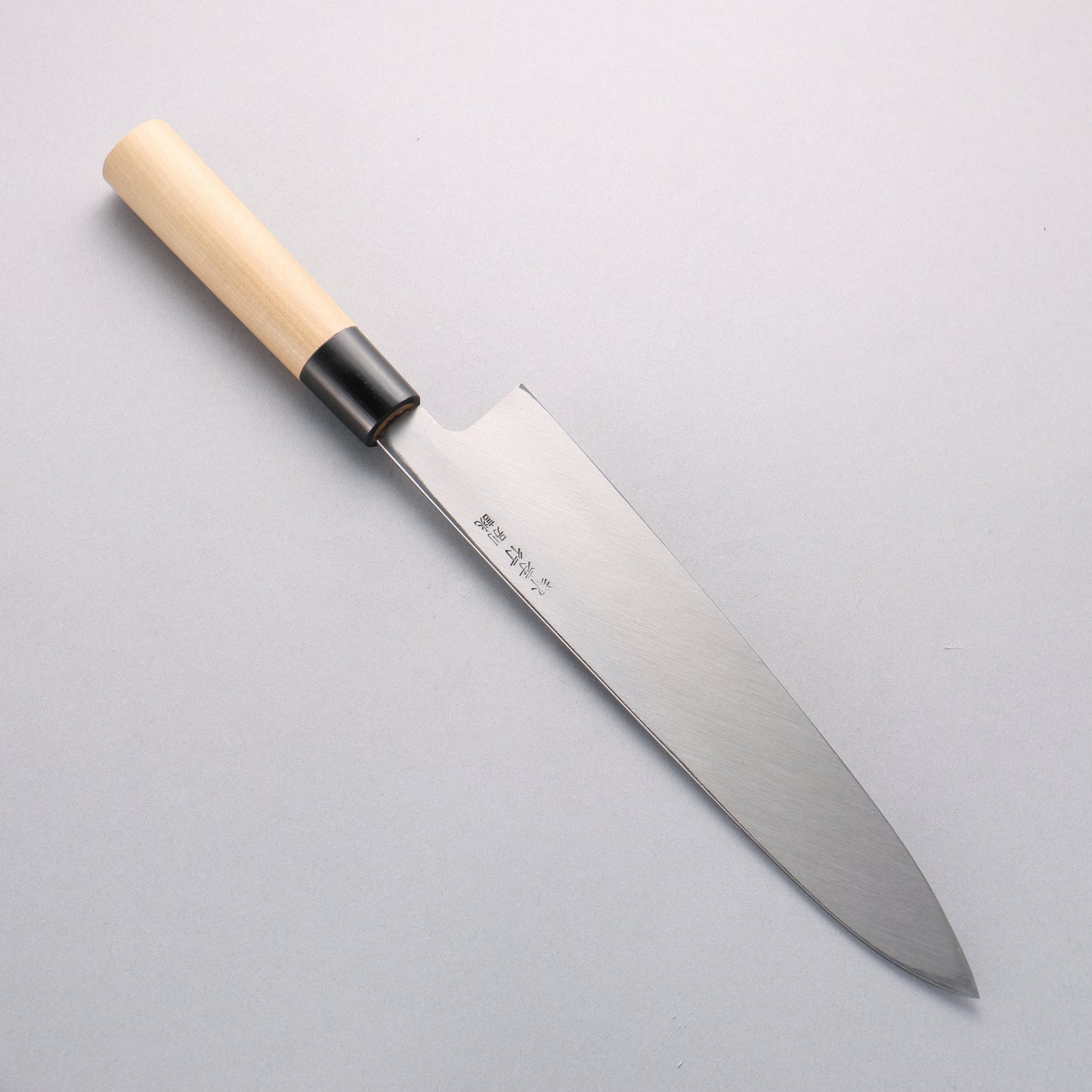 堺 孝行 特上 白ニ鋼 牛刀包丁 270mm 朴柄 - 清助刃物