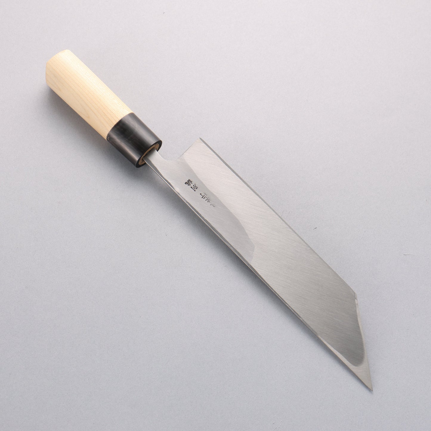堺 孝行 白ニ鋼 うなぎ切 210mm 朴柄 - 清助刃物