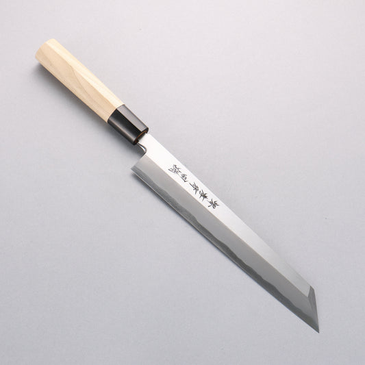 堺 孝行 特上 白ニ鋼 切付包丁 240mm 朴柄 - 清助刃物