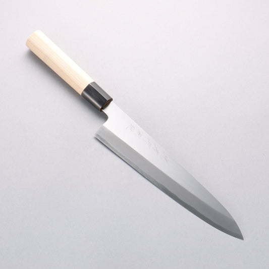 堺 孝行 特上 白ニ鋼 牛刀包丁 240mm 朴柄 - 清助刃物