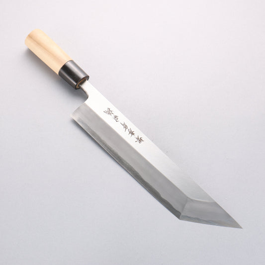 堺 孝行 白ニ鋼 うなぎ切 270mm 朴柄 - 清助刃物