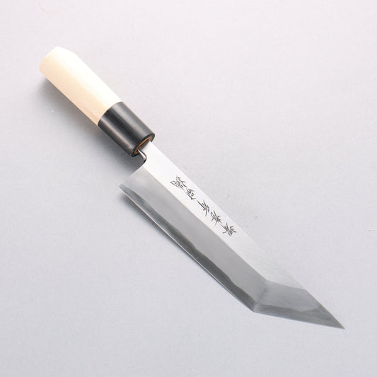 堺 孝行 白ニ鋼 うなぎ切 180mm 朴柄 - 清助刃物