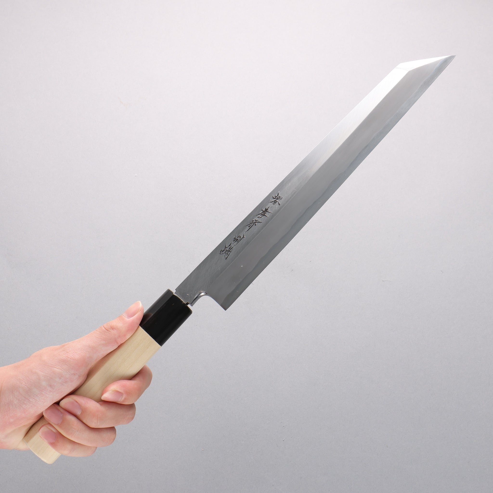 堺 孝行 特上 白ニ鋼 切付包丁 270mm 朴柄 - 清助刃物