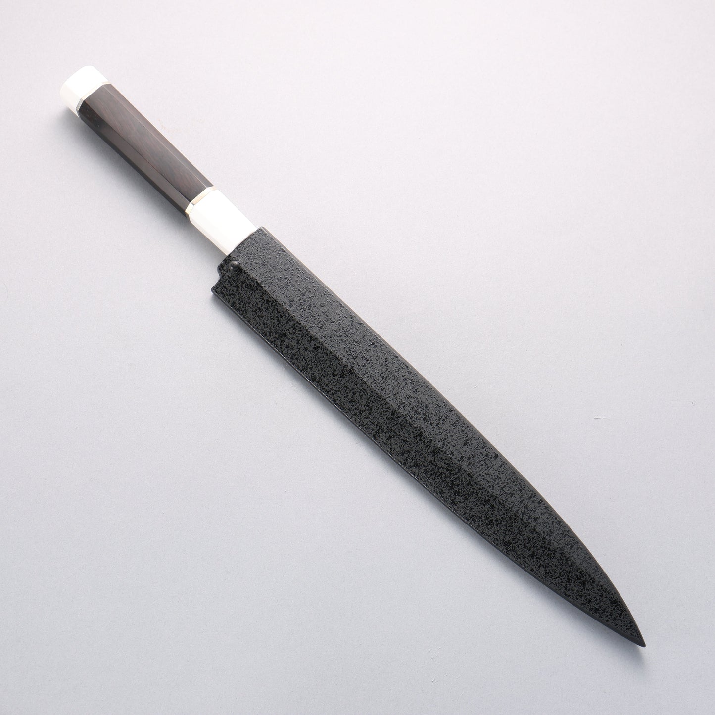 堺 孝行 銀龍 本焼 スウェーデン鋼 鏡面仕上げ 柳刃包丁 270mm 黒檀柄 鞘付き - 清助刃物