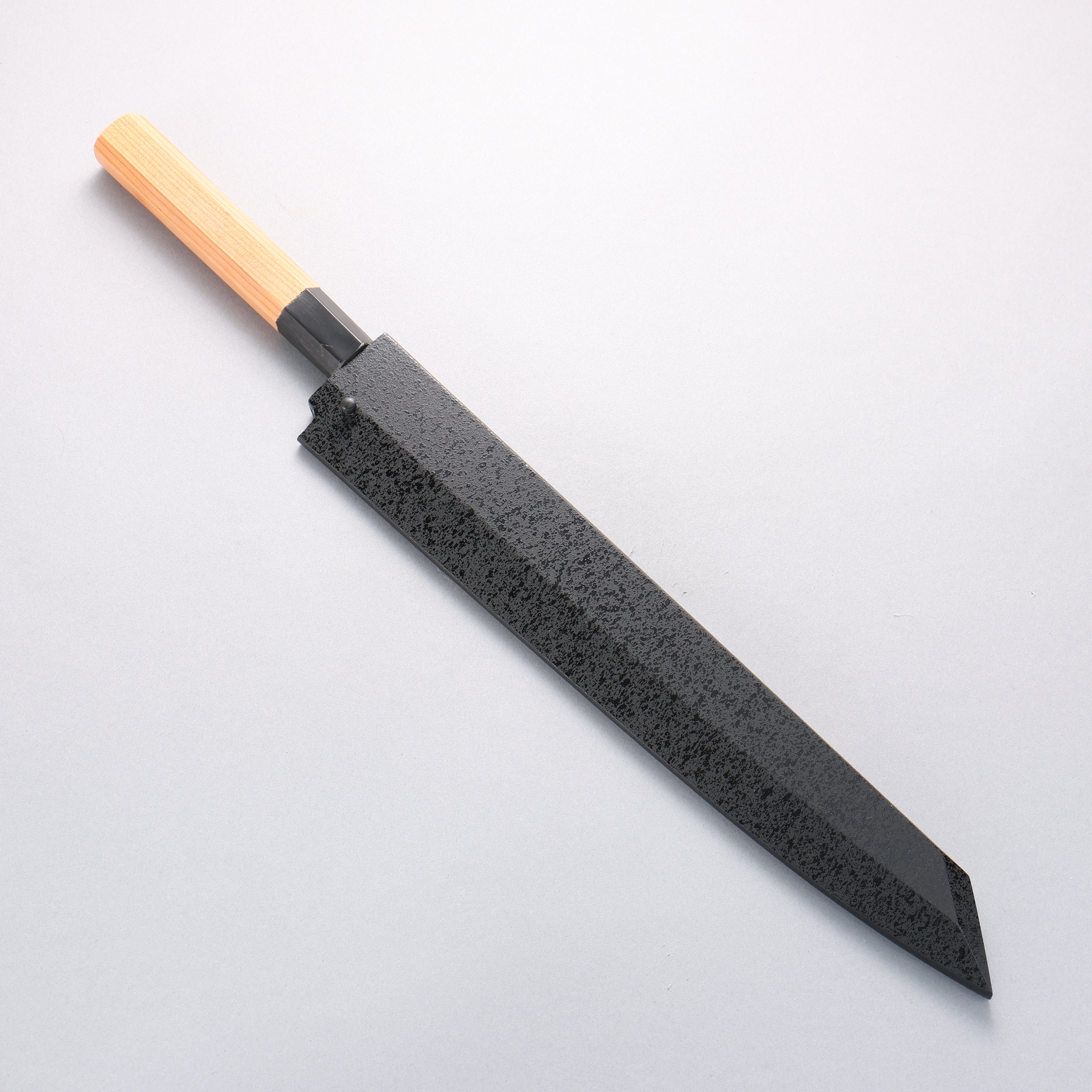 【受注生産品】 孝行 堺 焔 清助刃物 – イチイ柄 300mm 剣型柳刃包丁 青ニ鋼 飛燕 調理器具