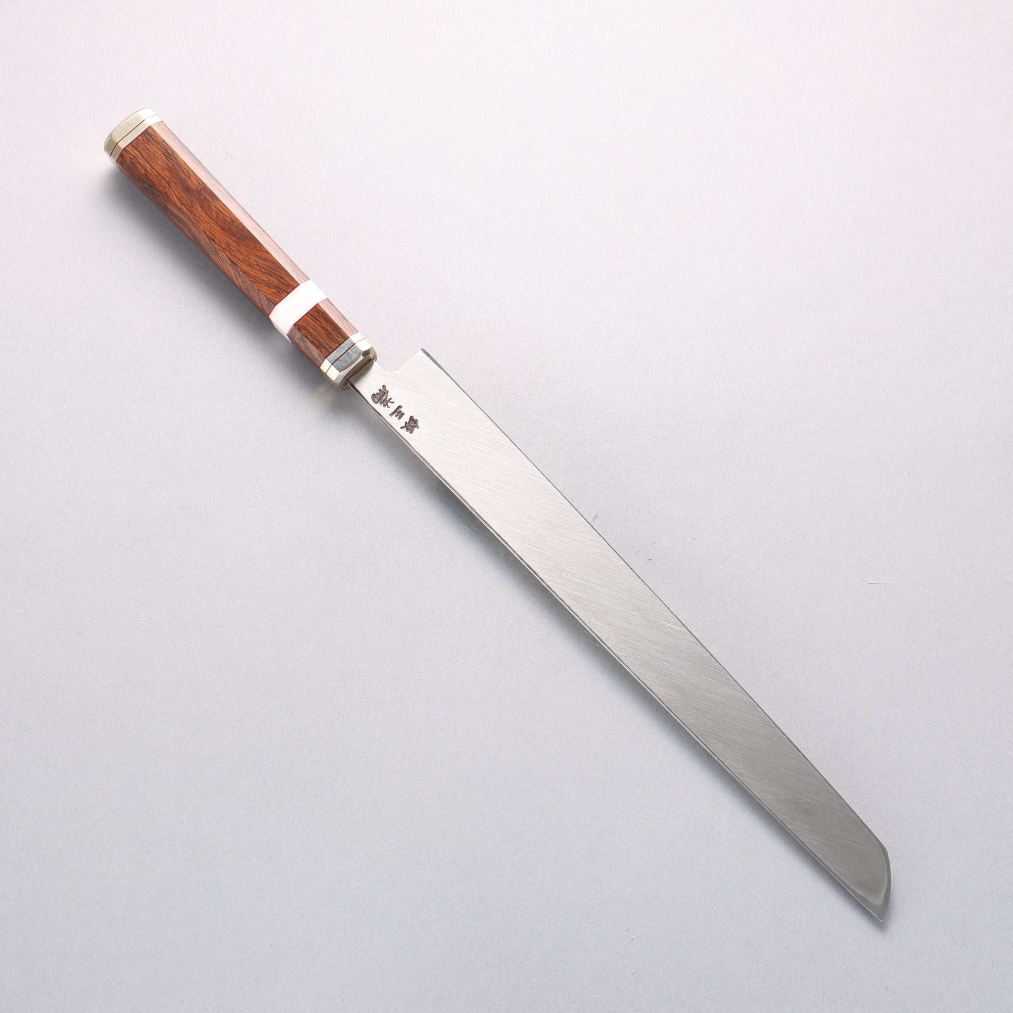 堺 孝行 紫電 銀三鋼 蛸引包丁 270mm デザートアイアンウッド（杉原モデル）柄 - 清助刃物