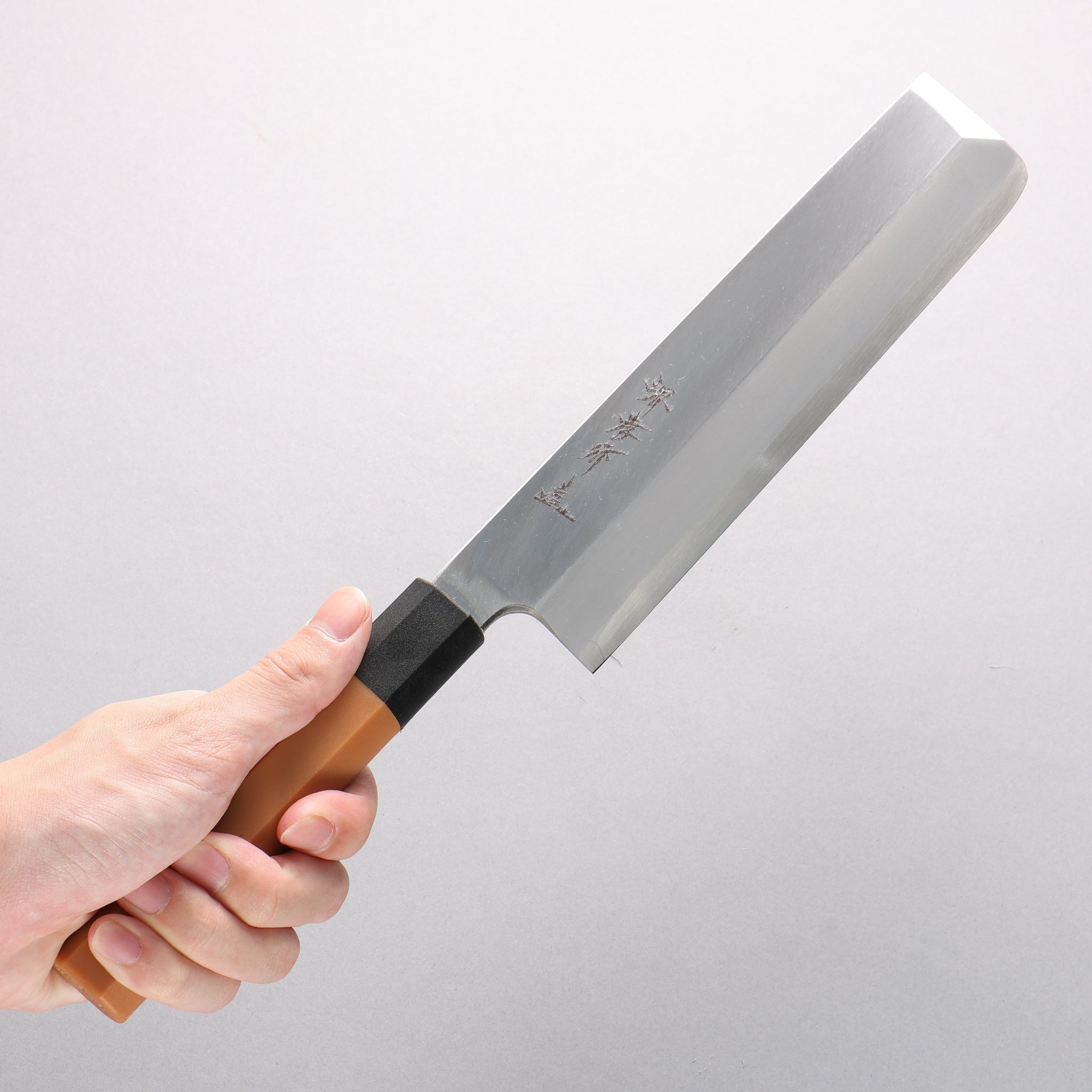 堺 孝行 モリブデン鋼（MOL） 薄刃包丁 プラスチック抗菌柄 - 清助刃物