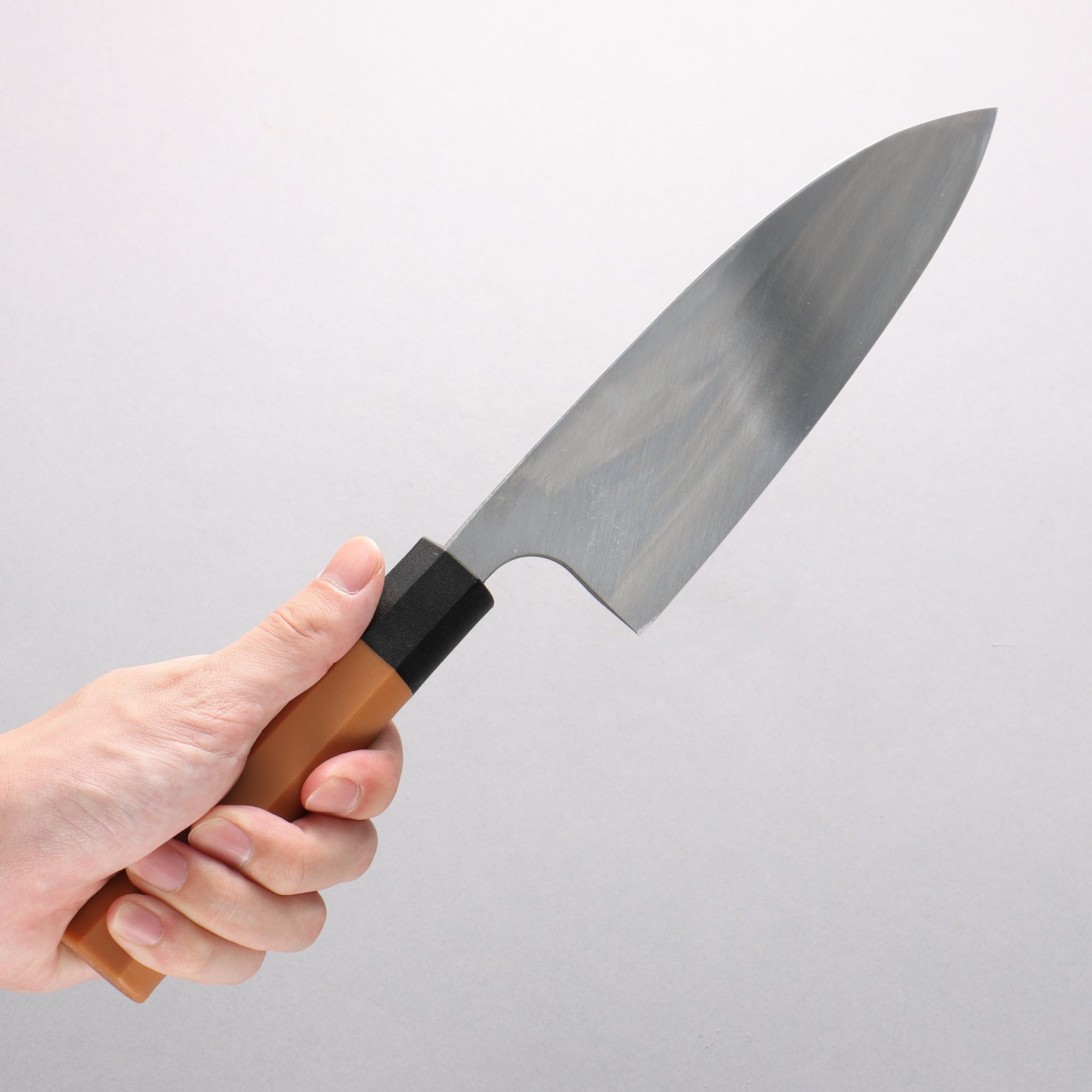 堺 孝行 【左利き用】 モリブデン鋼（MOL） 出刃包丁 プラスチック抗菌柄 - 清助刃物