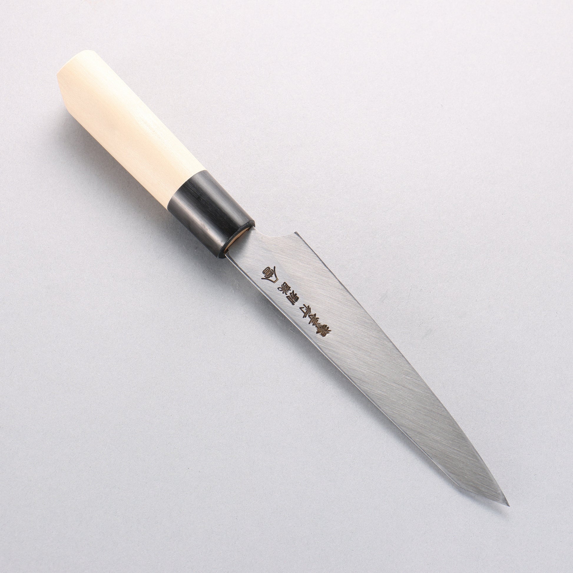 堺 孝行 特上 白ニ鋼 骨スキ包丁 150mm 朴柄 - 清助刃物