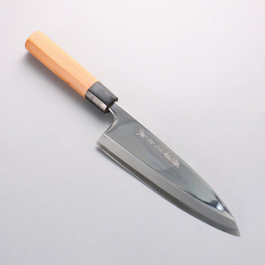 堺 孝行 白銀 INOX 鏡面仕上げ 出刃包丁 210mm イチイ柄 - 清助刃物