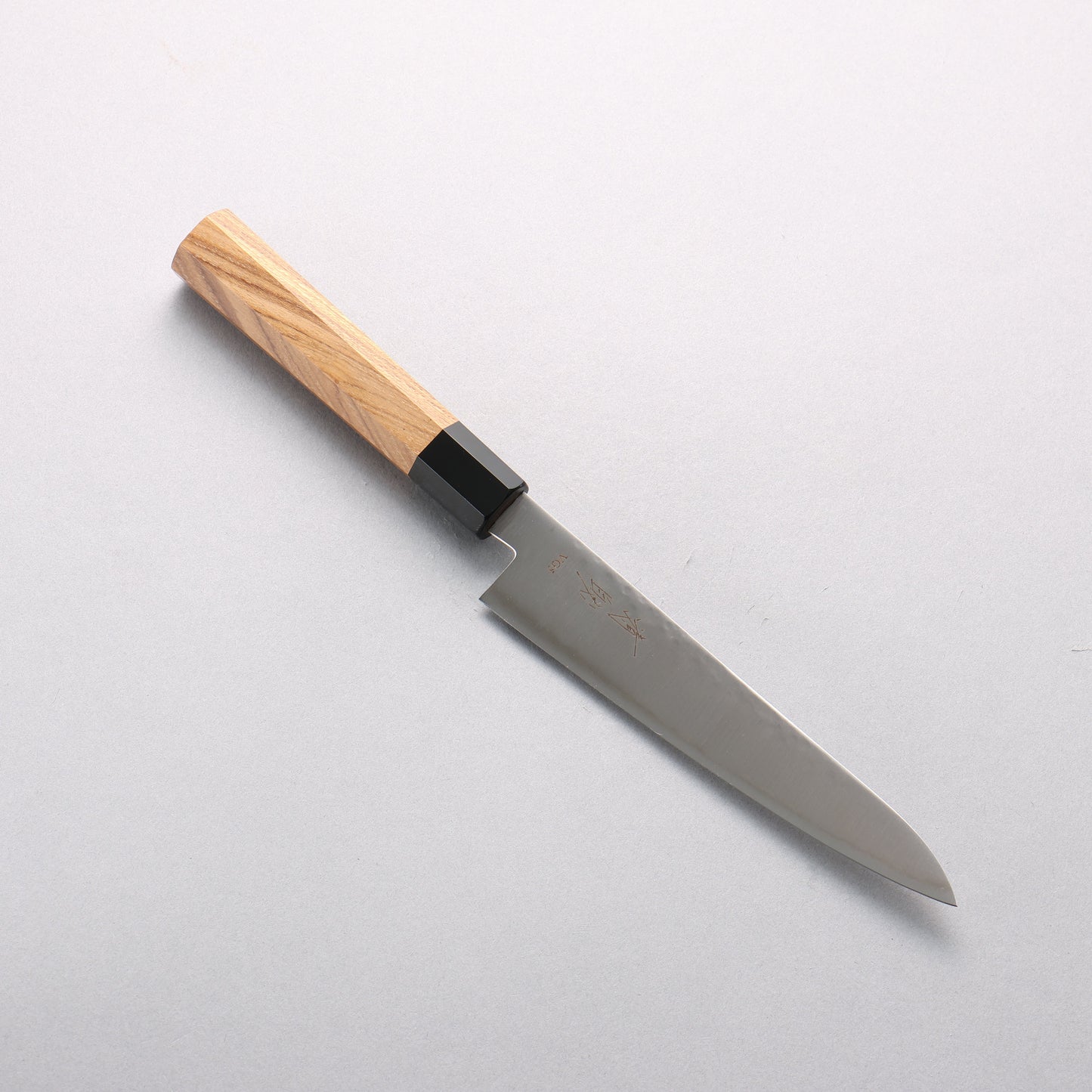 清助 V金5号 ペティーナイフ 150mm ケヤキ柄 - 清助刃物