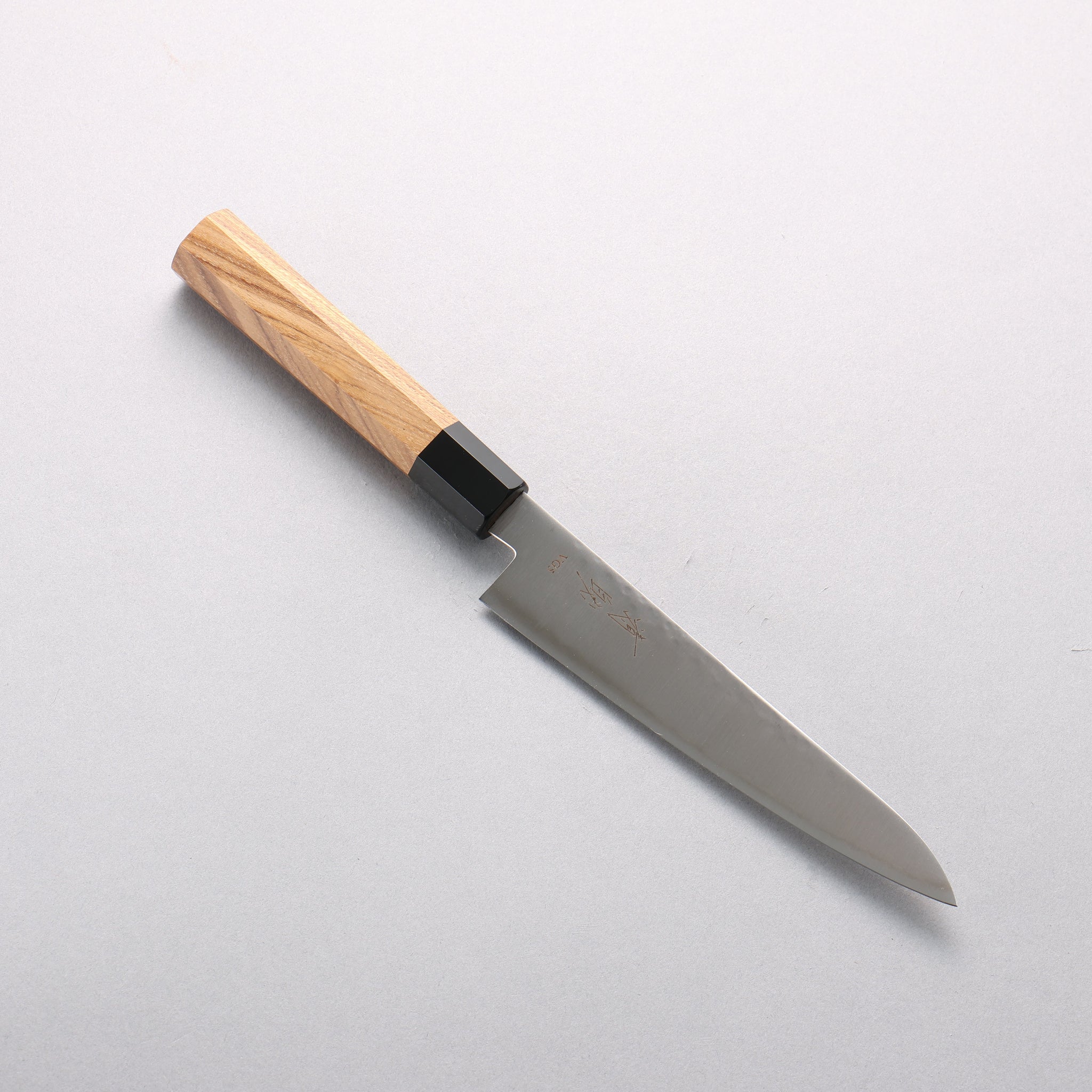 清助 V金5号 ペティーナイフ 150mm ケヤキ柄 - 清助刃物