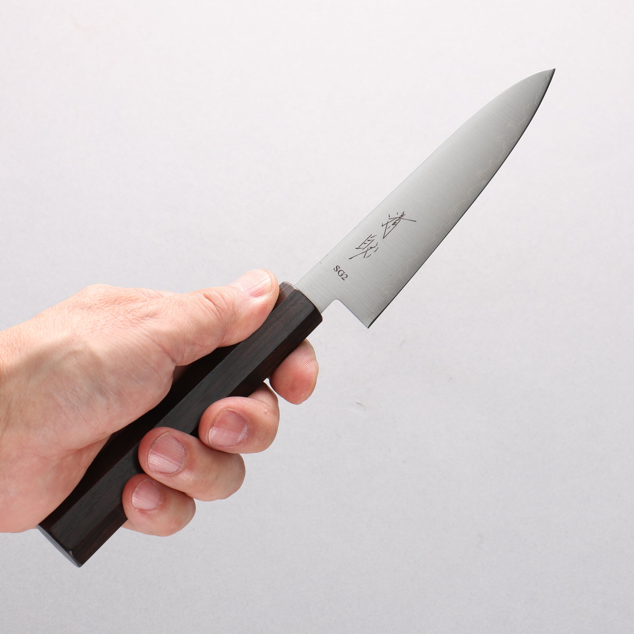 清助 SG2 ペティーナイフ 120mm 黒檀柄 - 清助刃物