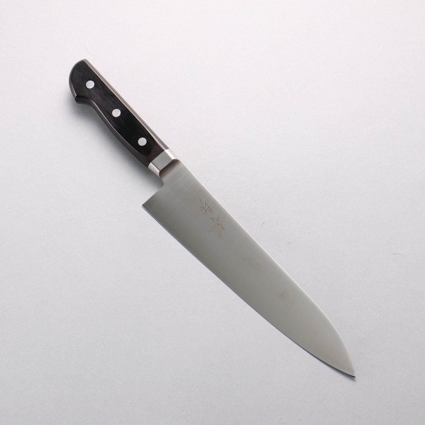 清助 ステンレス鋼 牛刀包丁 210mm 黒合板柄 - 清助刃物