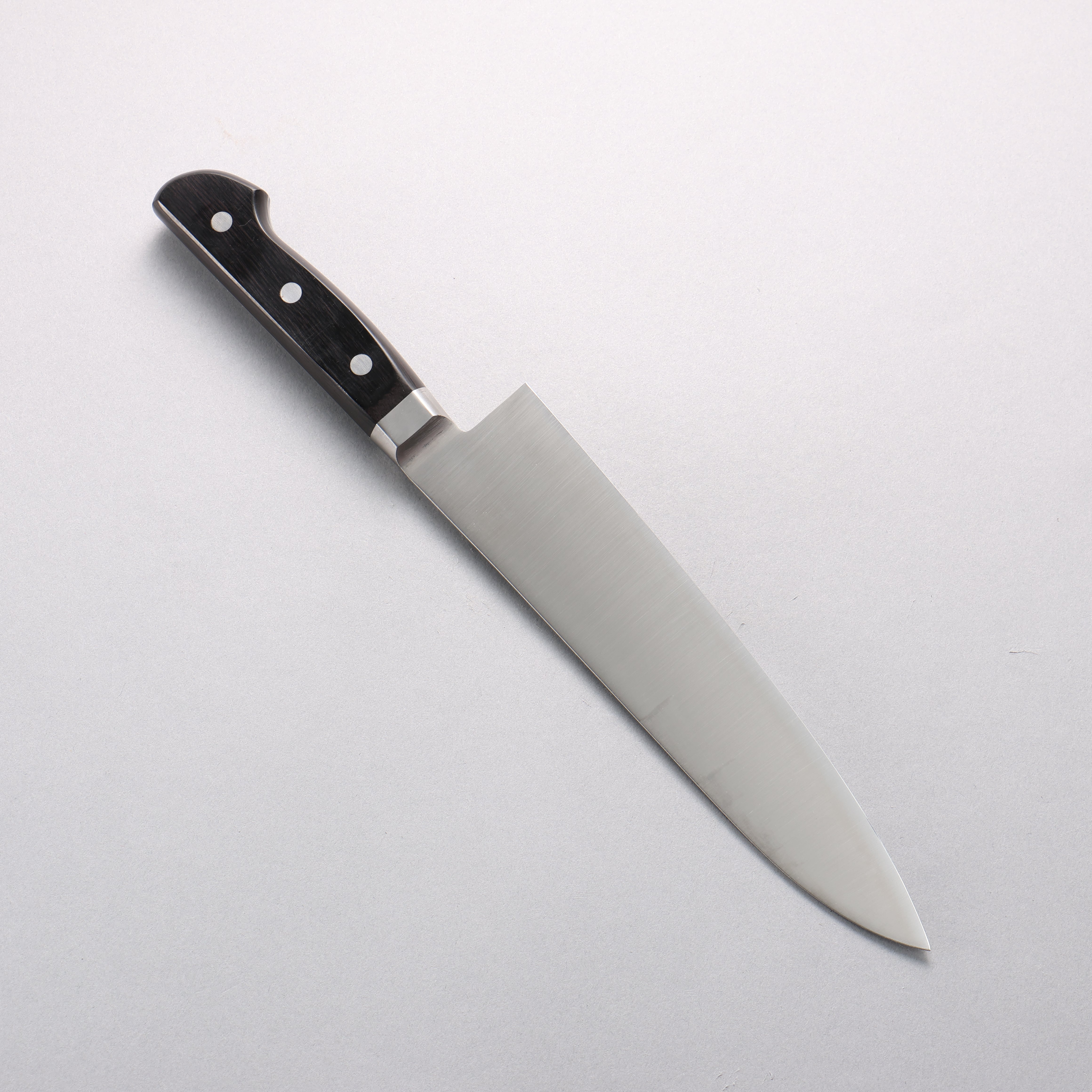 清助 ステンレス鋼 牛刀包丁 210mm 黒合板柄 - 清助刃物