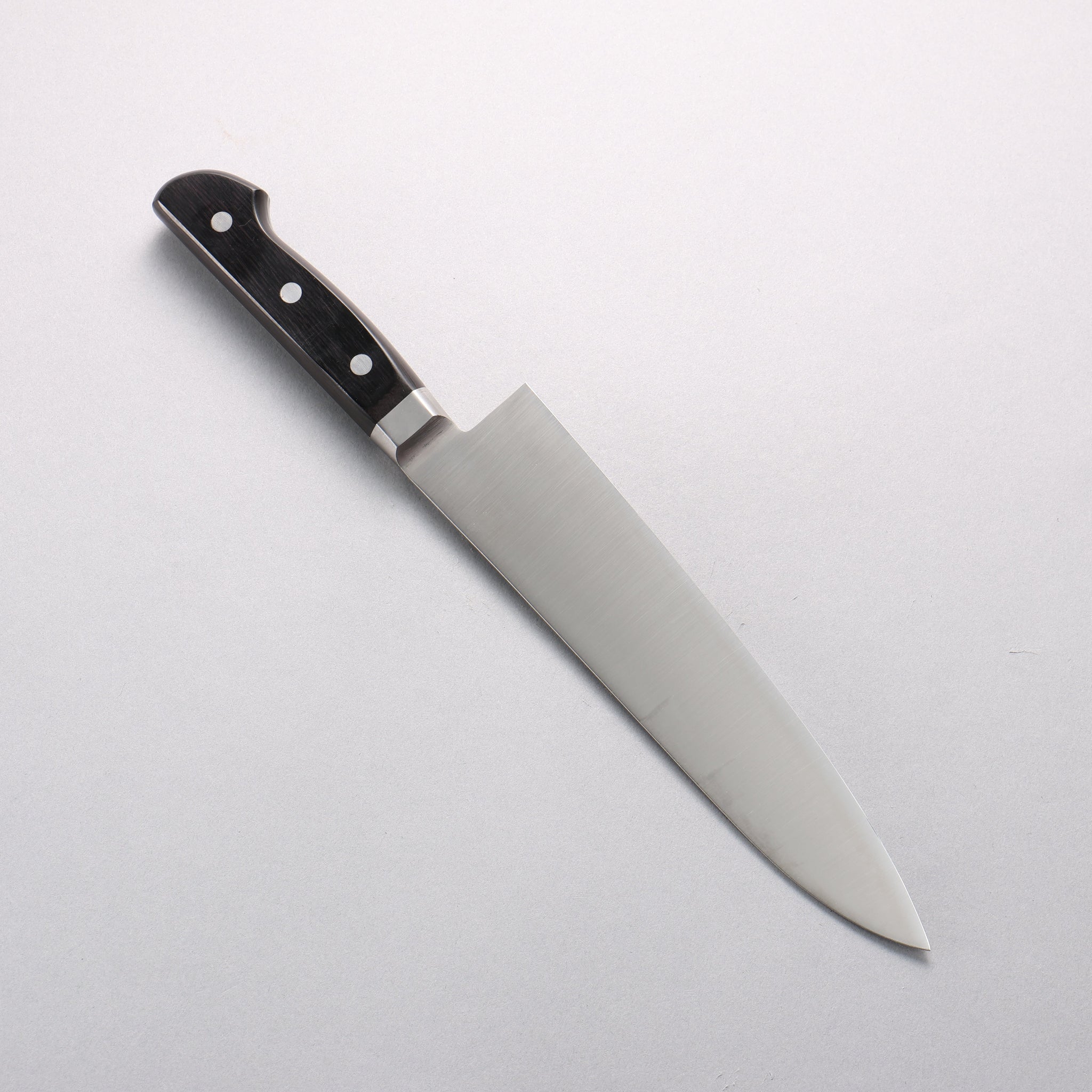 清助 ステンレス鋼 牛刀包丁 210mm 黒合板柄 - 清助刃物