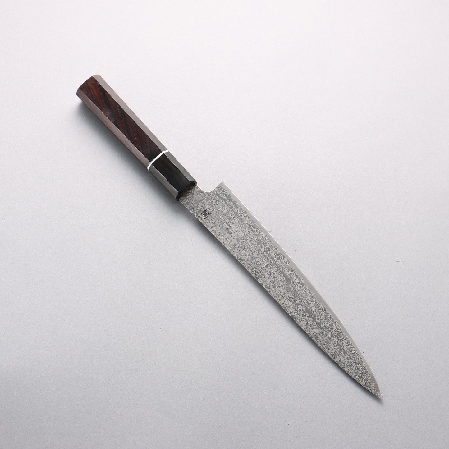 田中 誠貴 羽々斬 SG2 ダマスカス スライサーナイフ 210mm 黒檀柄 - 清助刃物
