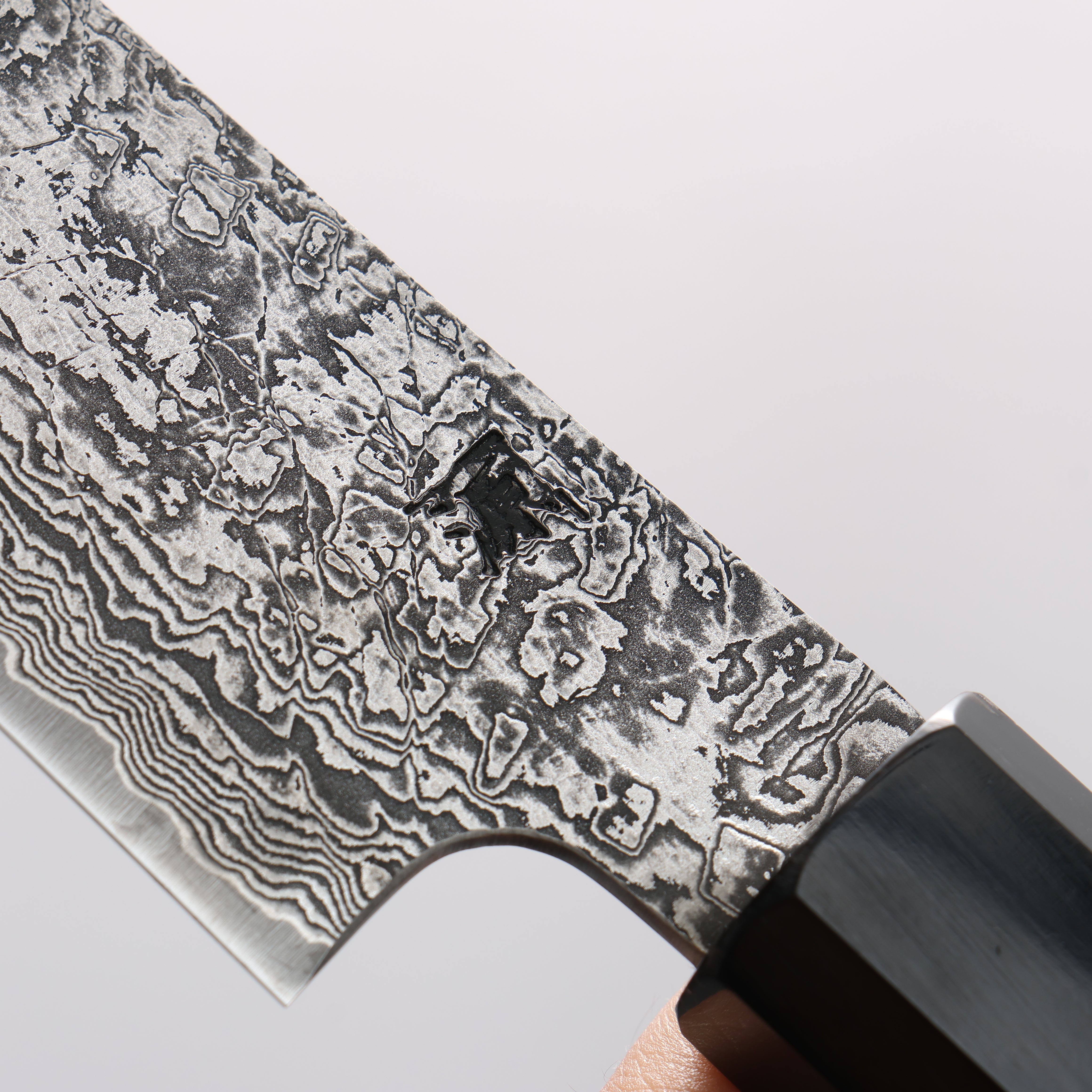 田中 誠貴 羽々斬 SG2 ダマスカス スライサーナイフ 210mm 黒檀柄 - 清助刃物