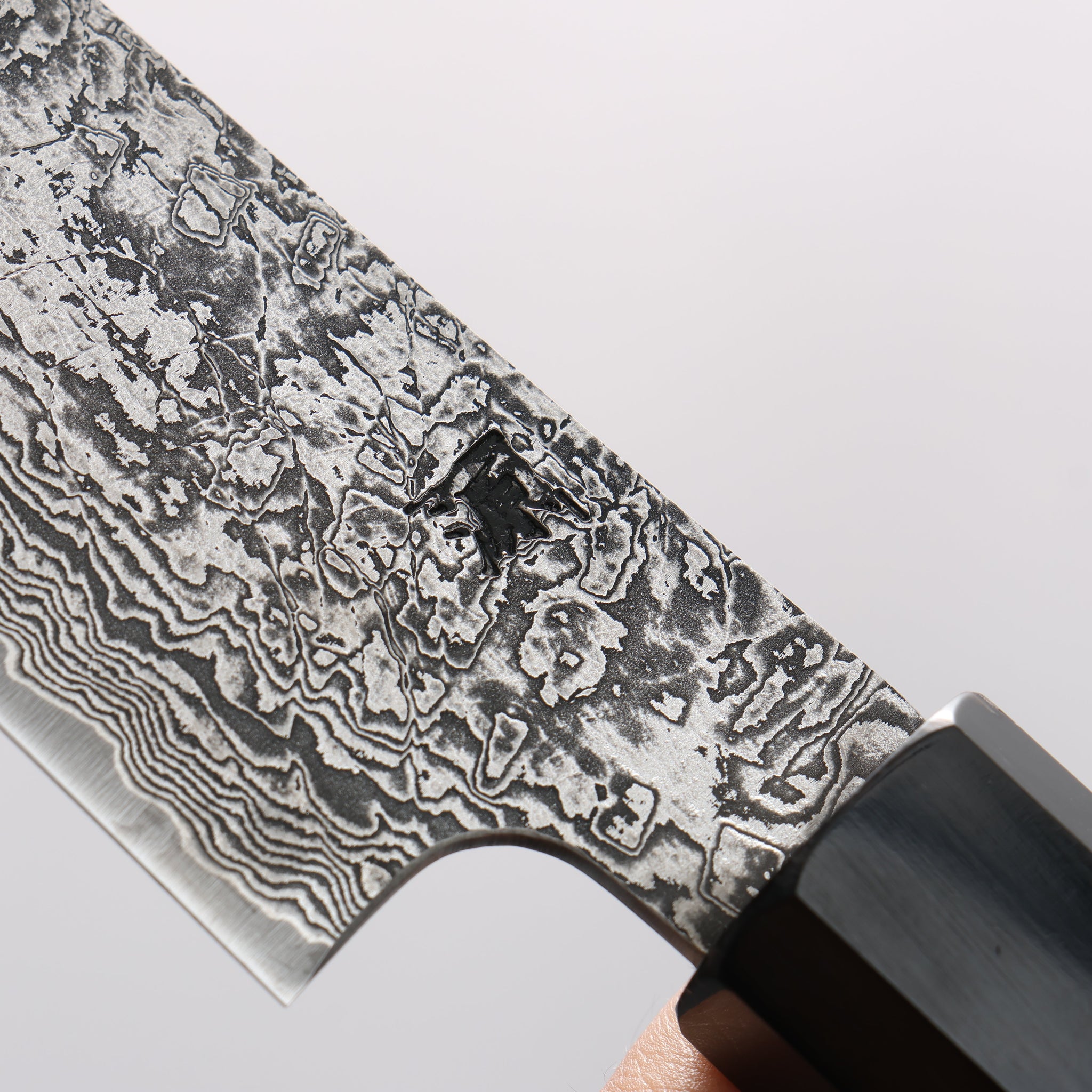 田中 誠貴 羽々斬 SG2 ダマスカス スライサーナイフ 210mm 黒檀柄 - 清助刃物