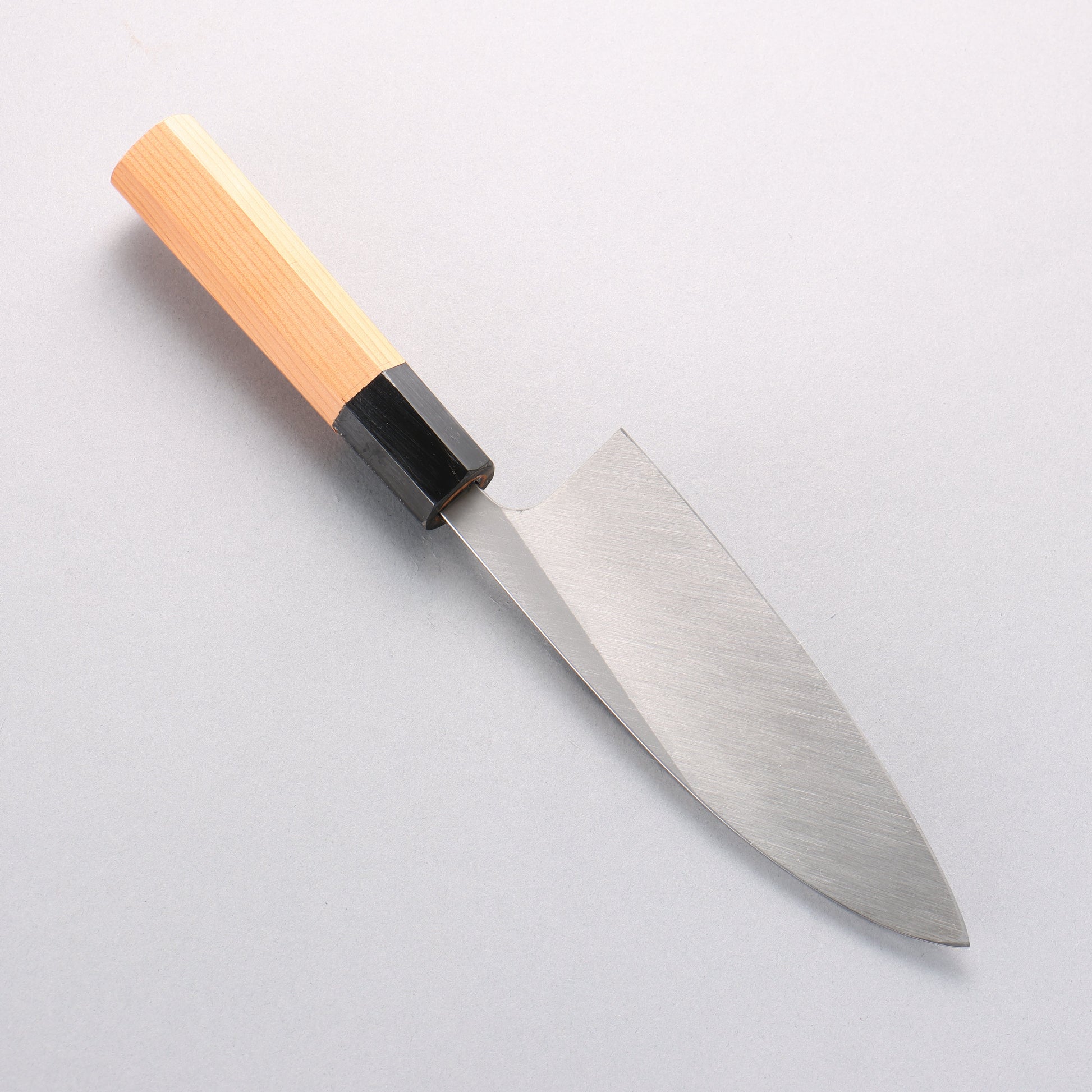 堺 孝行 白銀 INOX 鏡面仕上げ 出刃包丁 150mm イチイ柄 - 清助刃物