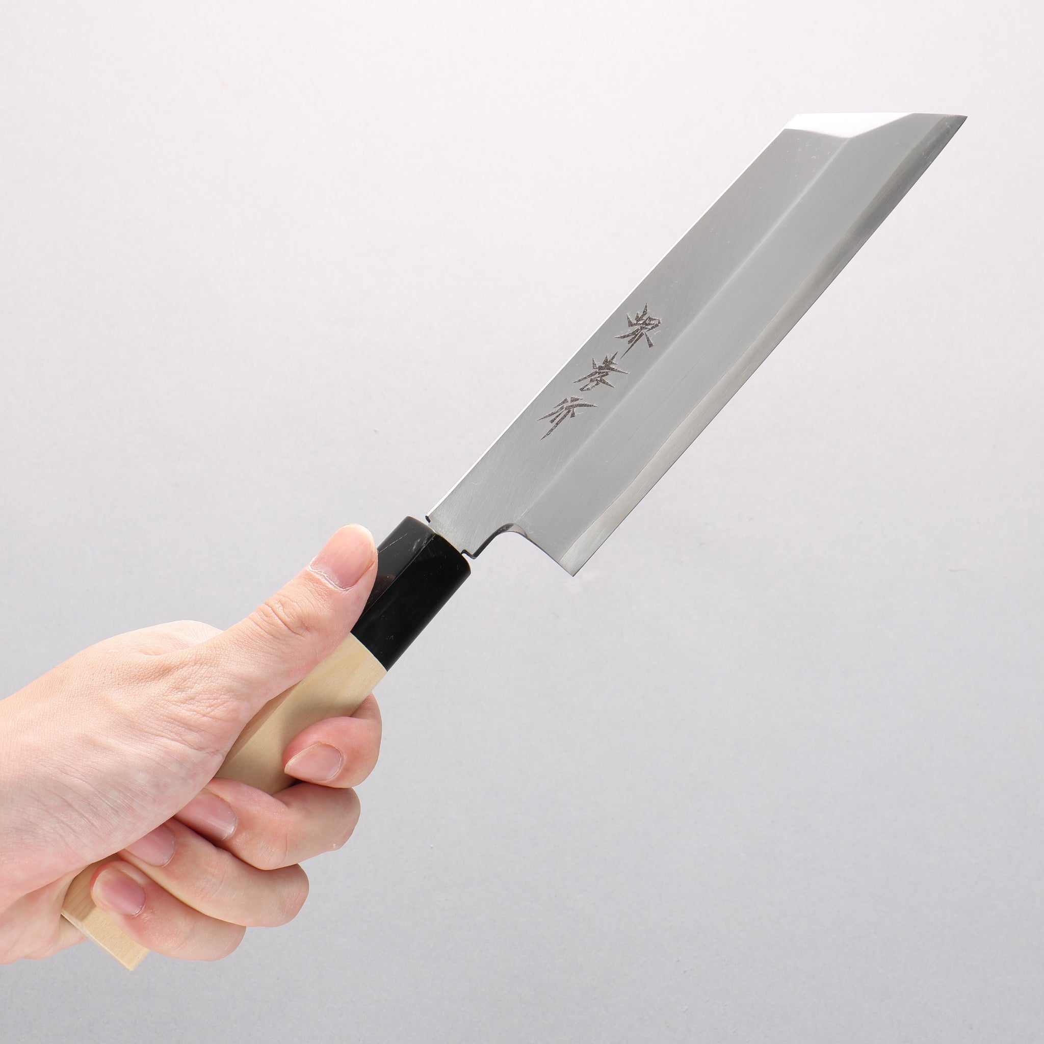 堺 孝行 INOX モリブデン鋼 ムキ物包丁 180mm 朴柄 - 清助刃物