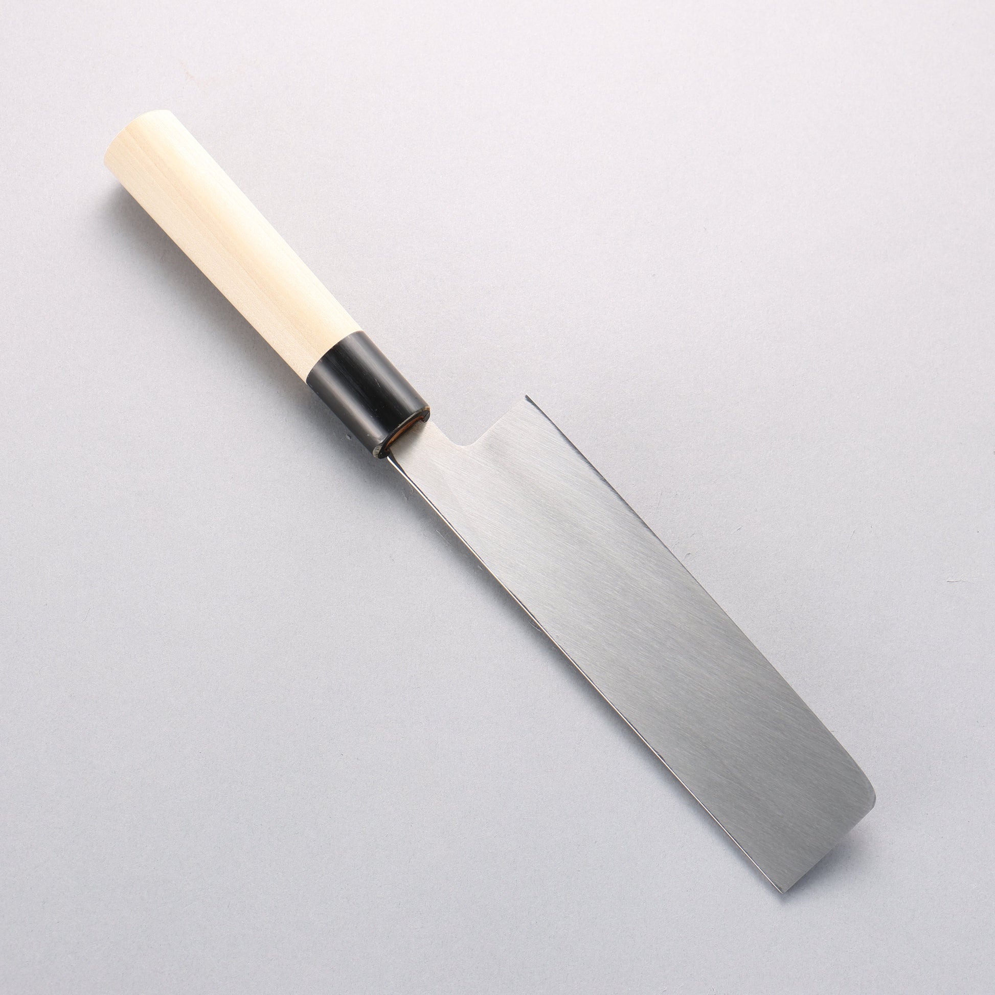 堺 孝行 INOX モリブデン鋼 薄刃包丁 180mm 朴柄 - 清助刃物