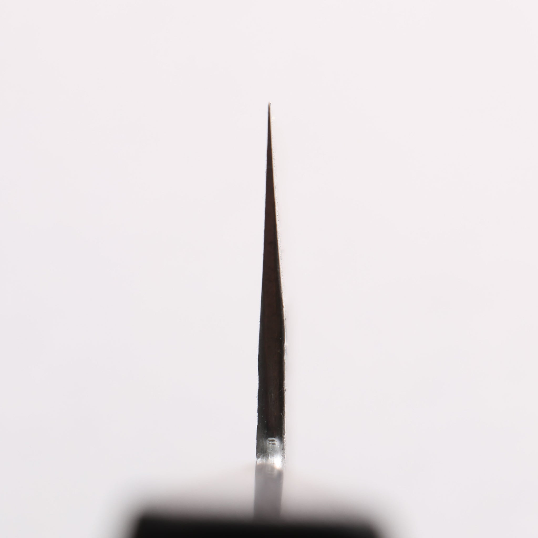 安倍勇光 青スーパー鋼 鎚目 黒仕上げ 菜切包丁 165mm 紫檀 (五角形)柄 - 清助刃物