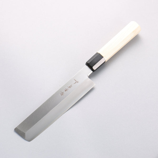 堺 孝行 シェフシリーズ 【左利き用】 銀三鋼 薄刃包丁 180mm 朴柄