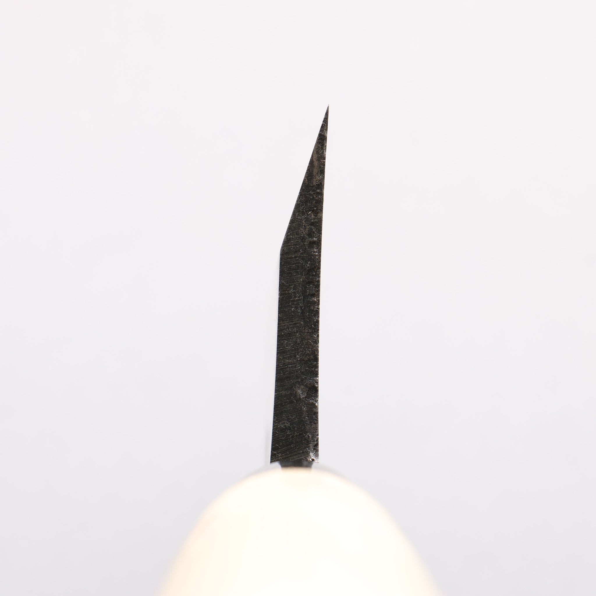 堺 孝行 霞研 白鋼 出刃包丁 225mm 朴柄 - 清助刃物