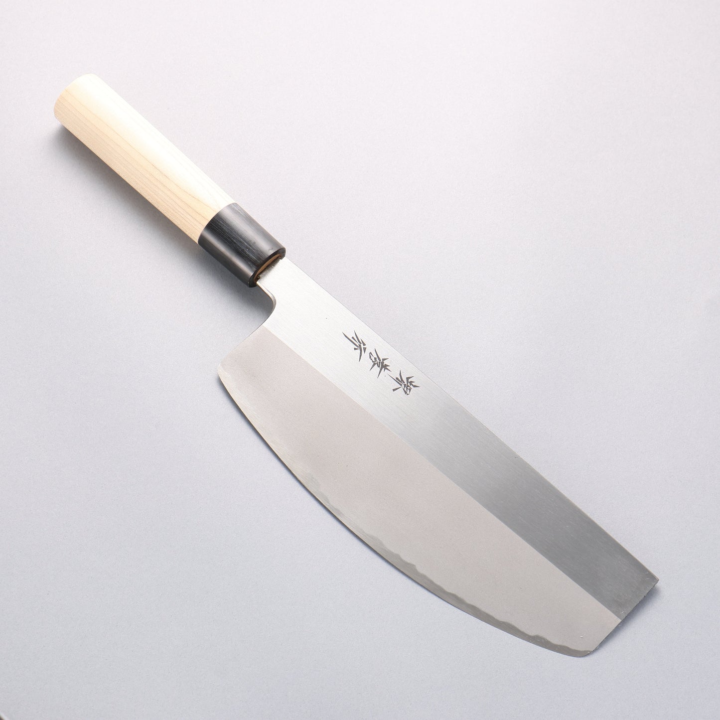 堺 孝行 霞研 白鋼 寿司切り包丁 240mm - 清助刃物