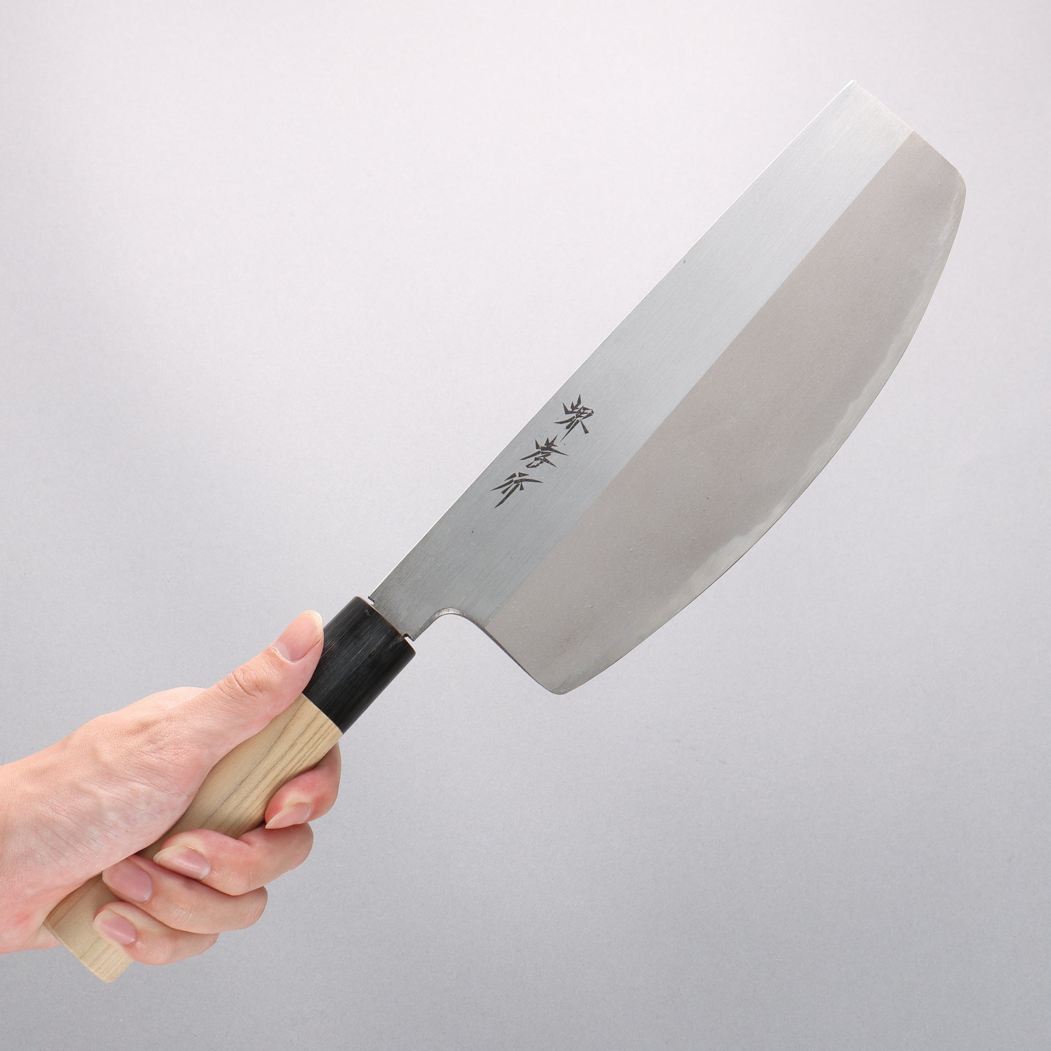 堺 孝行 霞研 白鋼 寿司切り包丁 240mm - 清助刃物