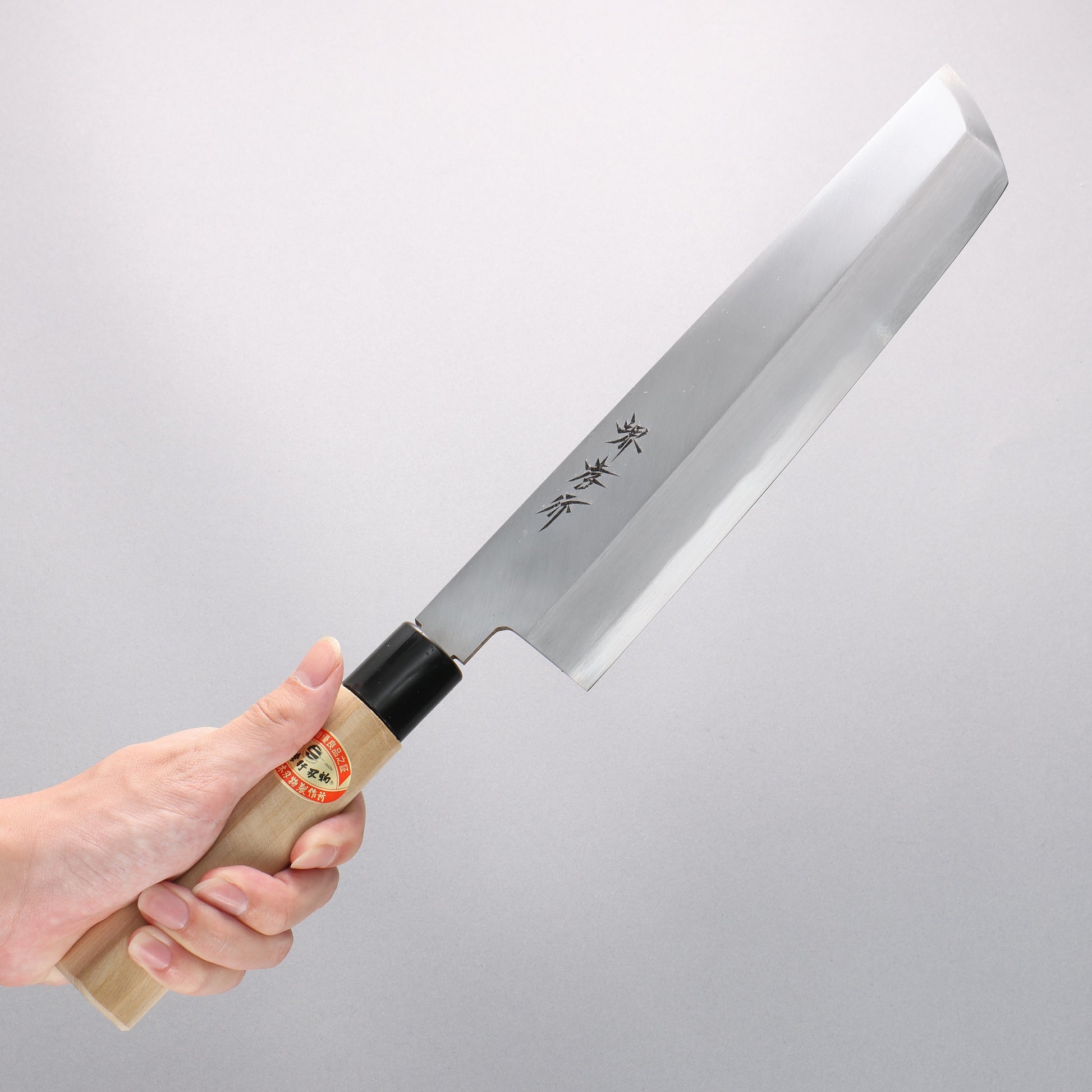 堺 孝行 霞研 白鋼 骨切包丁(鱧切り) 270mm 朴柄 - 清助刃物
