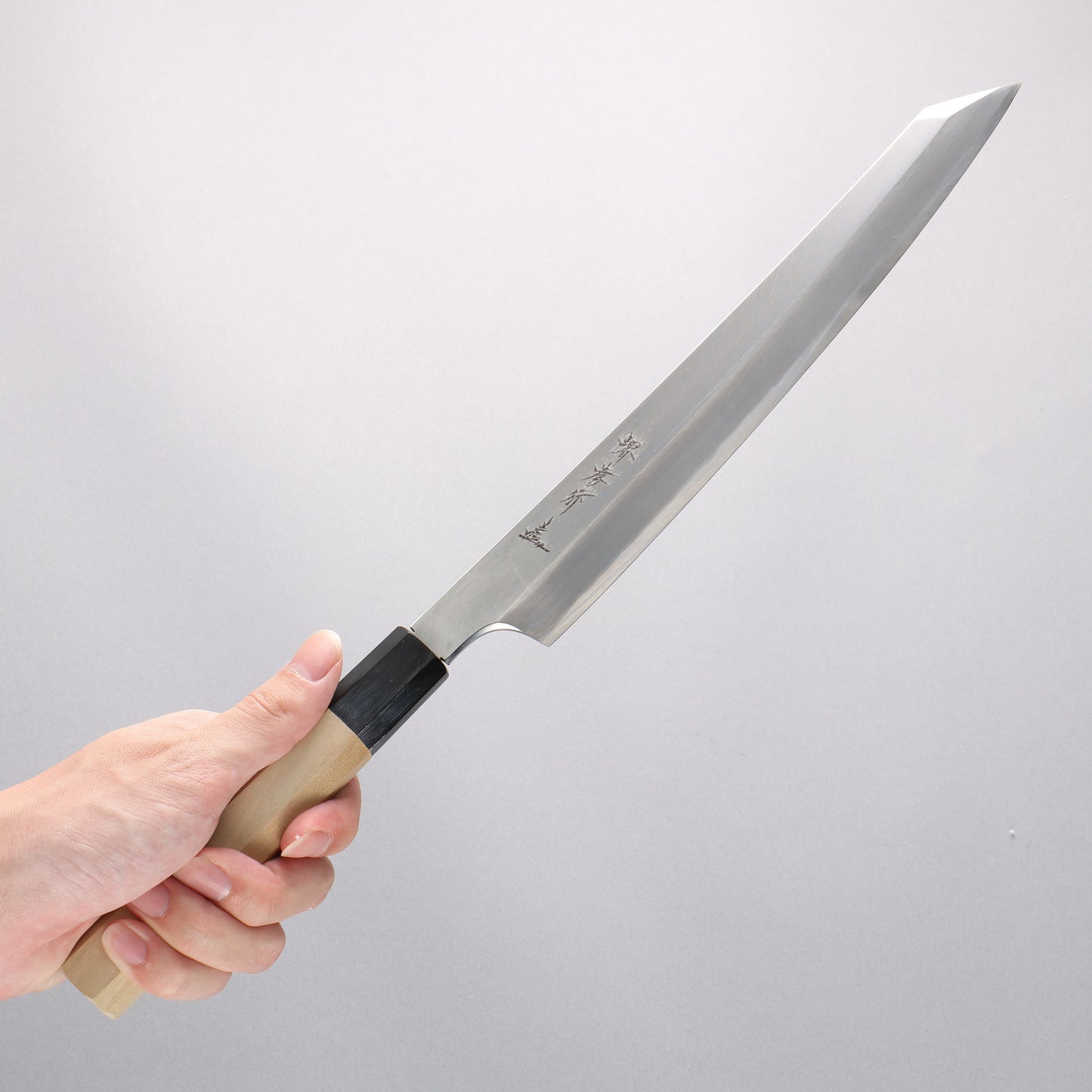 堺 孝行 シェフシリーズ 銀三鋼 切付柳刃包丁 270mm 朴柄 - 清助刃物