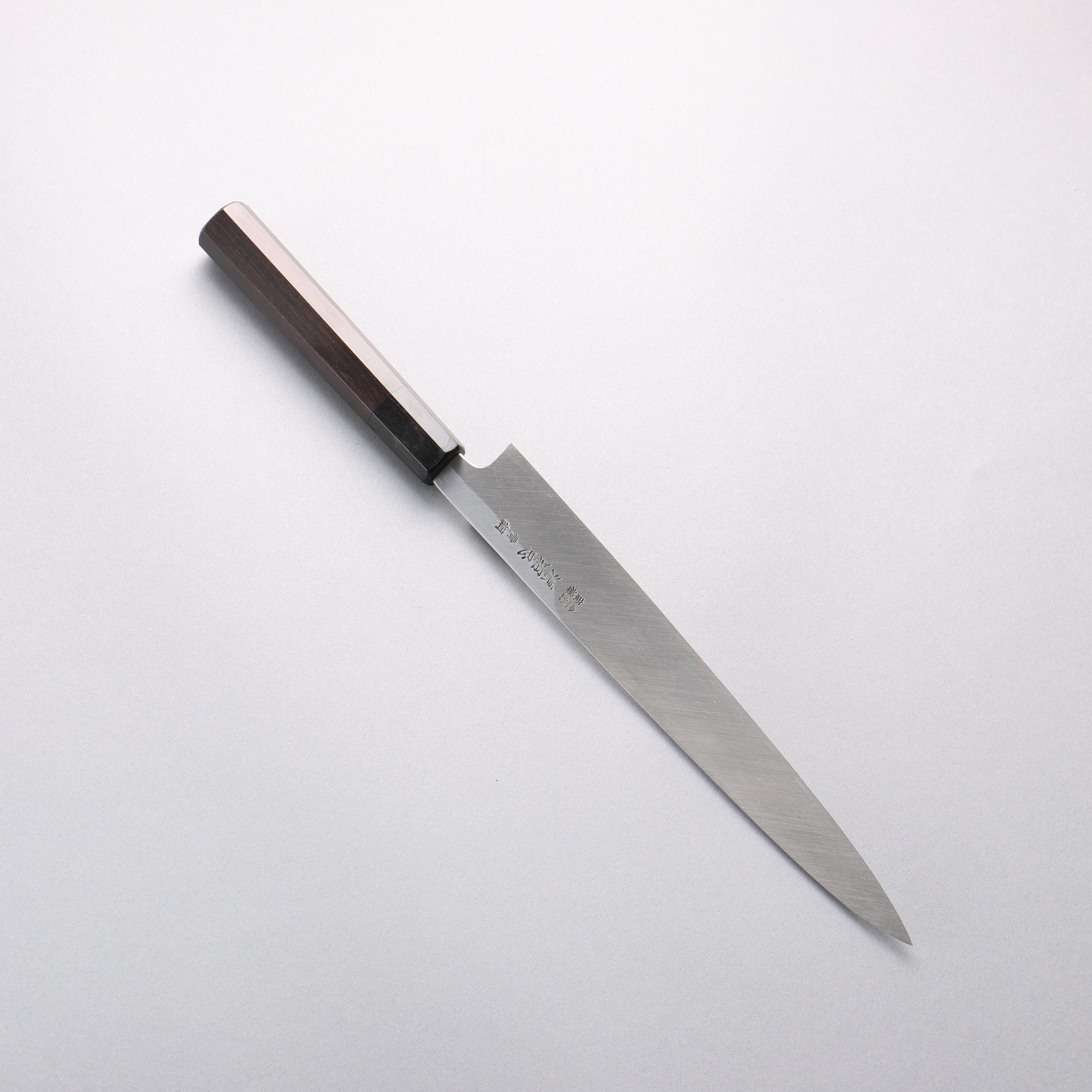 源 昭忠 青ニ鋼 柳刃包丁 240mm 黒檀柄 - 清助刃物