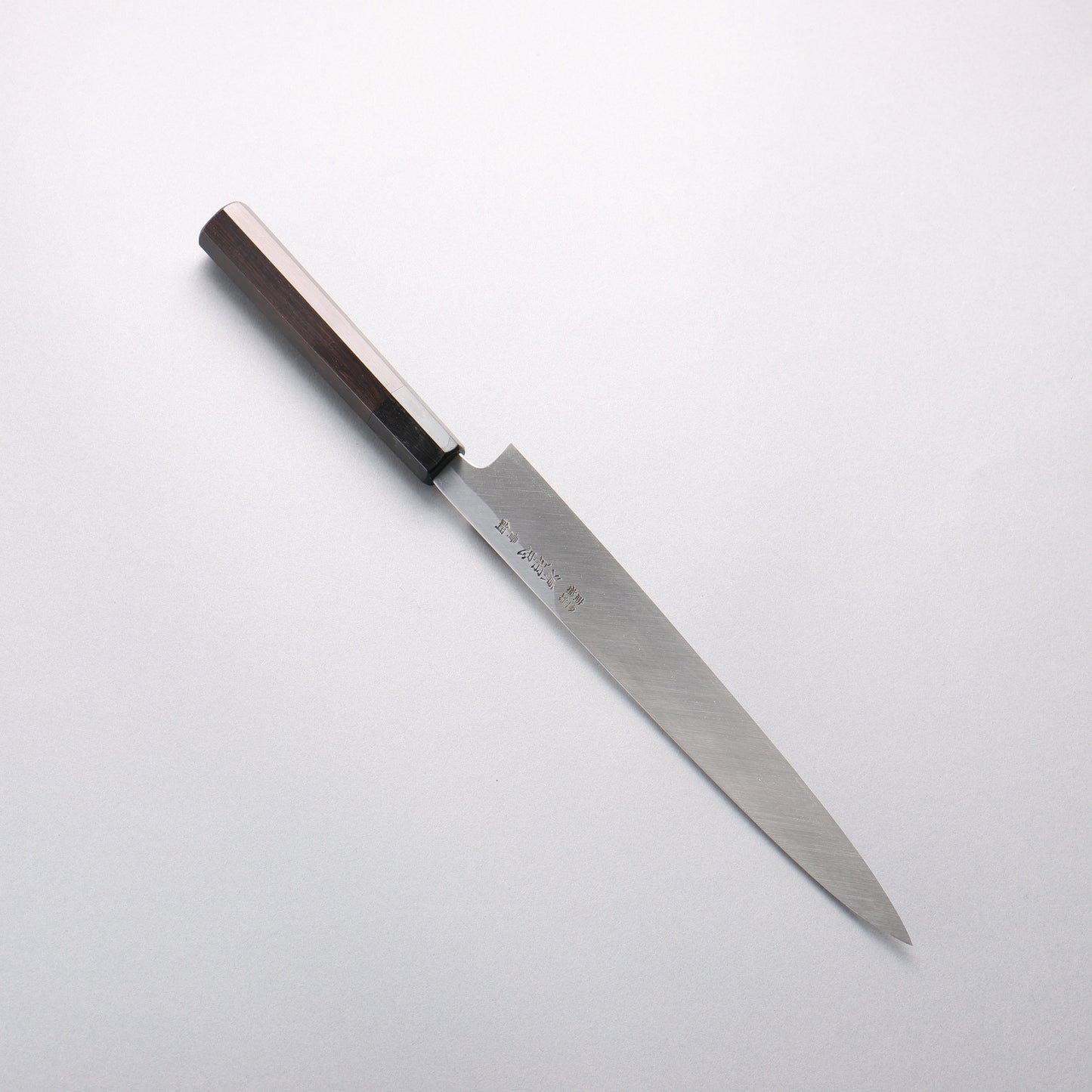 源 昭忠 青ニ鋼 柳刃包丁 240mm 黒檀柄 - 清助刃物