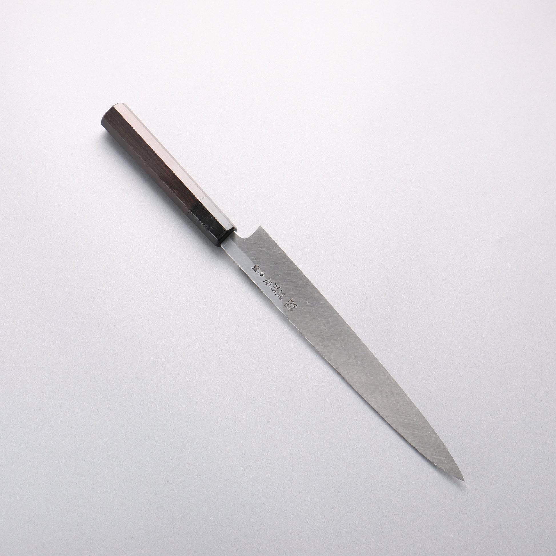 源 昭忠 青ニ鋼 柳刃包丁 240mm 黒檀柄 - 清助刃物
