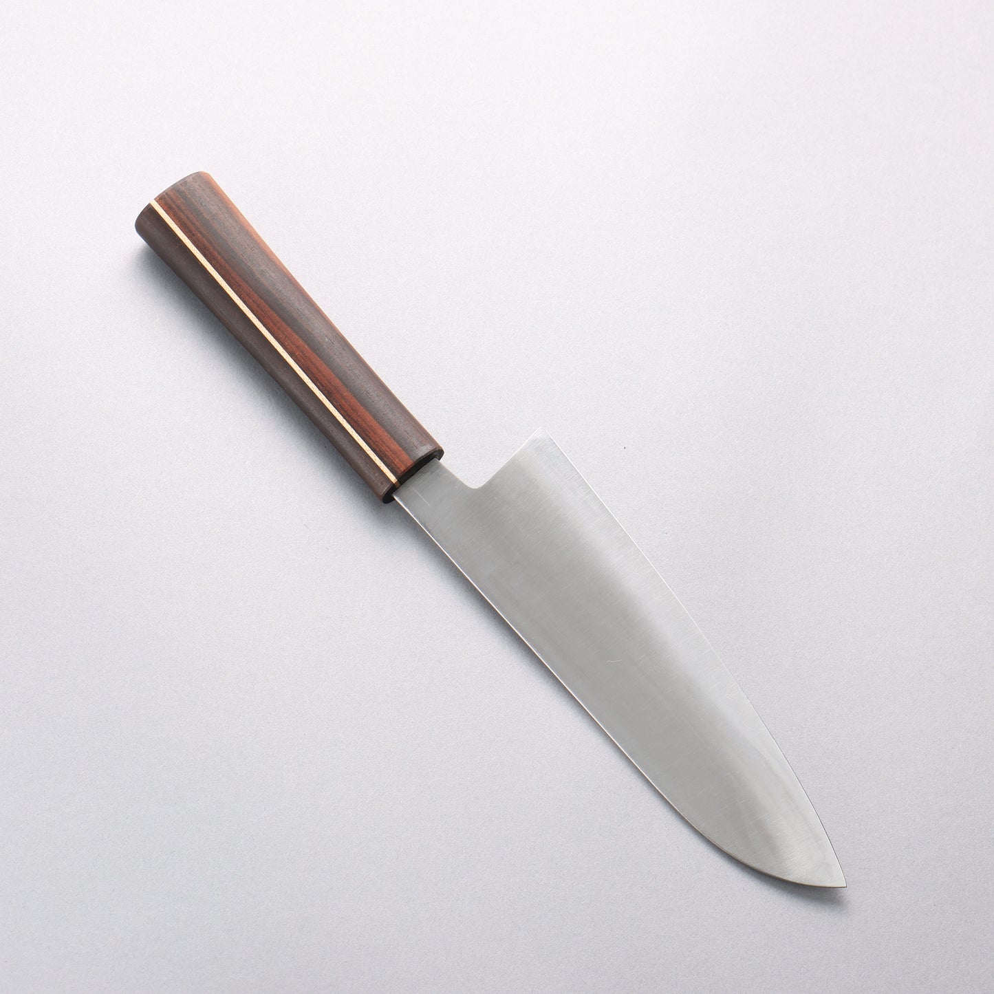 田中 誠貴 瞬（まじろ） 銀三鋼 三徳包丁 165mm 黒檀柄 - 清助刃物