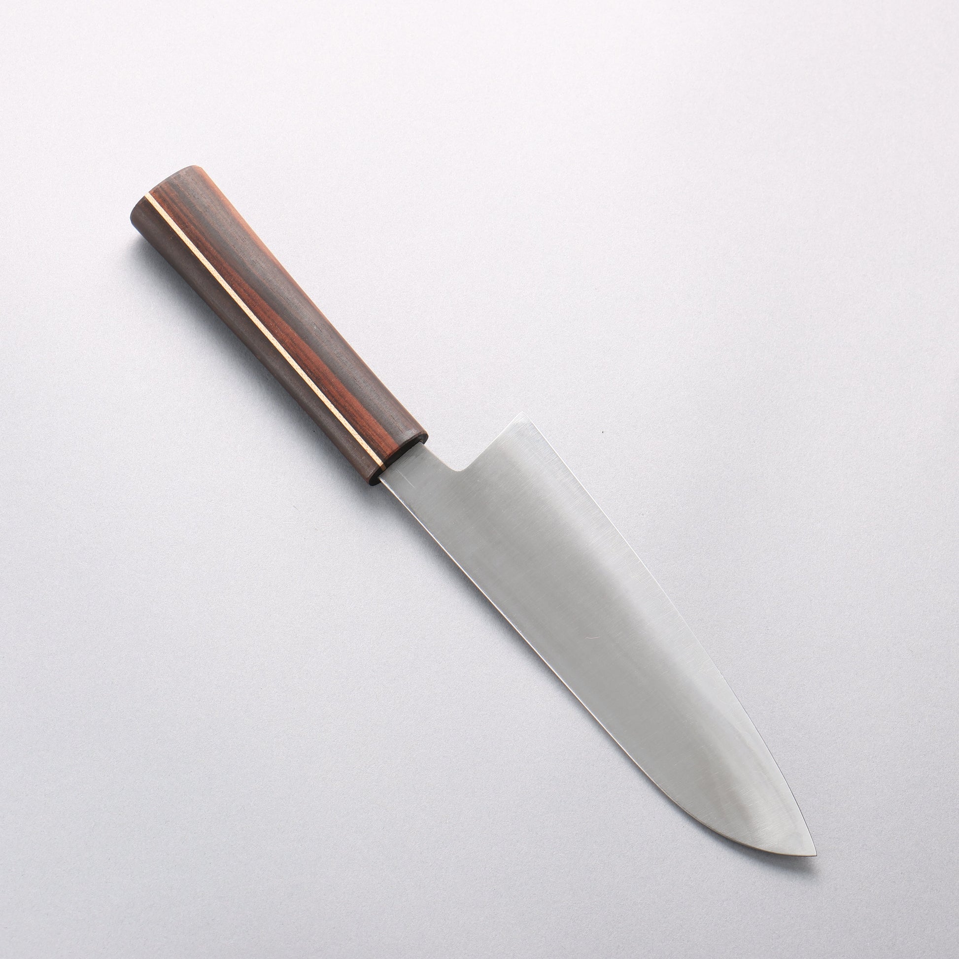 田中 誠貴 瞬（まじろ） 銀三鋼 三徳包丁 165mm 黒檀柄 - 清助刃物