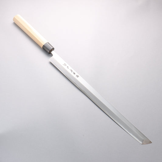 堺 孝行 白ニ鋼 まぐろ切り包丁 450mm - 清助刃物